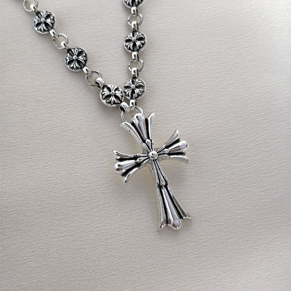 Other Cross Pendant Necklace for Men Women, Streetwear Unisex Size ONE SIZE - 2 Thumbnail
