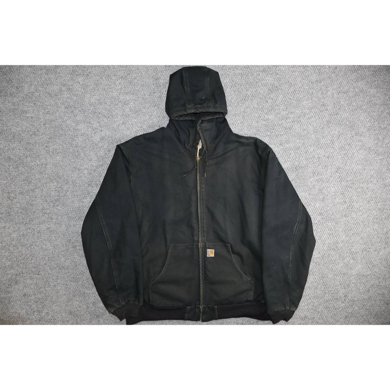 Carhartt Vintage Carhartt J130 Black Duck Quilted Flannel Lined Size US XXL / EU 58 / 5 - 7 Thumbnail