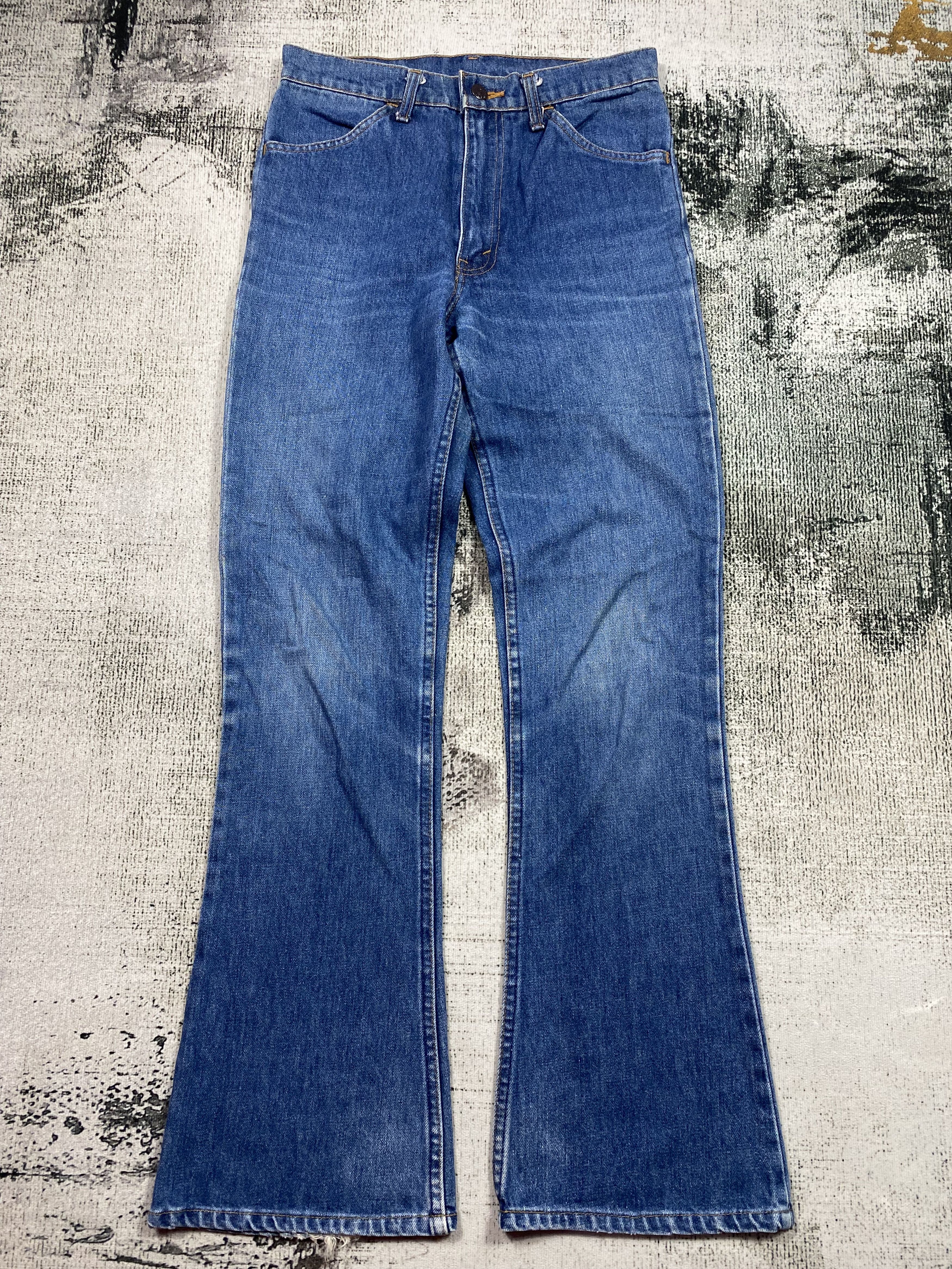 Levi's SICKS💥 646 Jeans Bell Bottom Flare Orange Tab Size US 28 / EU 44 - 3 Thumbnail