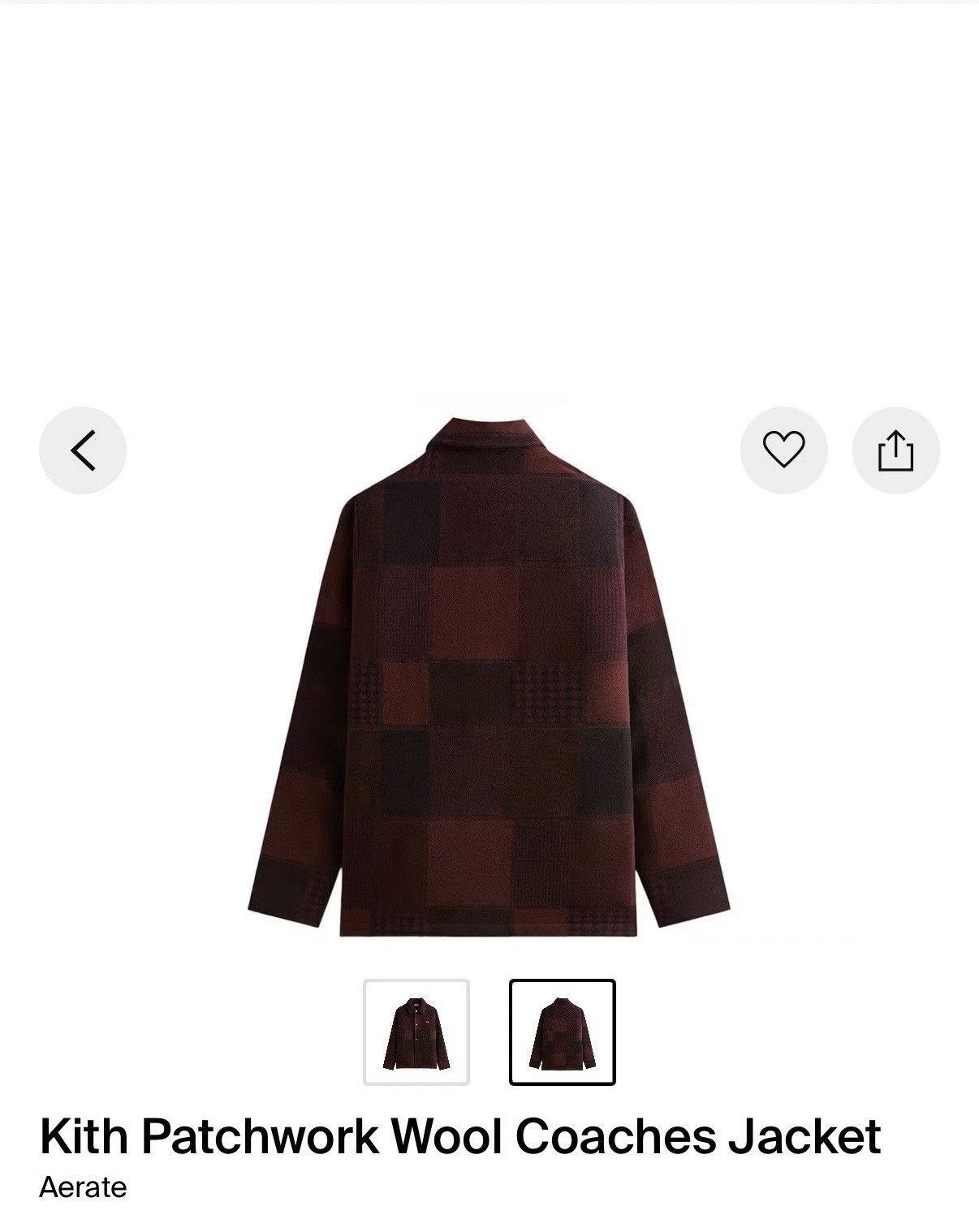 Kith Kith Patchwork Wool Coaches Jacket | FW24 | XL | IN STOCK Size US XL / EU 56 / 4 - 5 Thumbnail