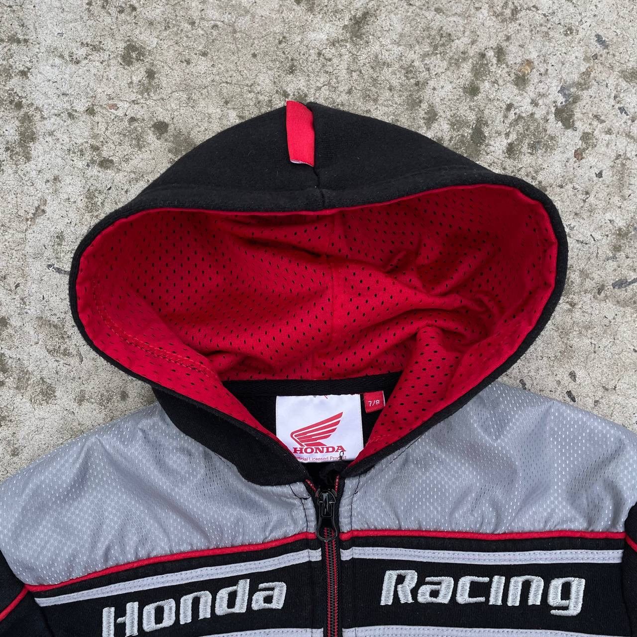 Honda Vintage Kids Zip Hoodie Honda Racing Y2K Size 7/8 Years 00s Size US XXS / EU 40 - 7 Thumbnail