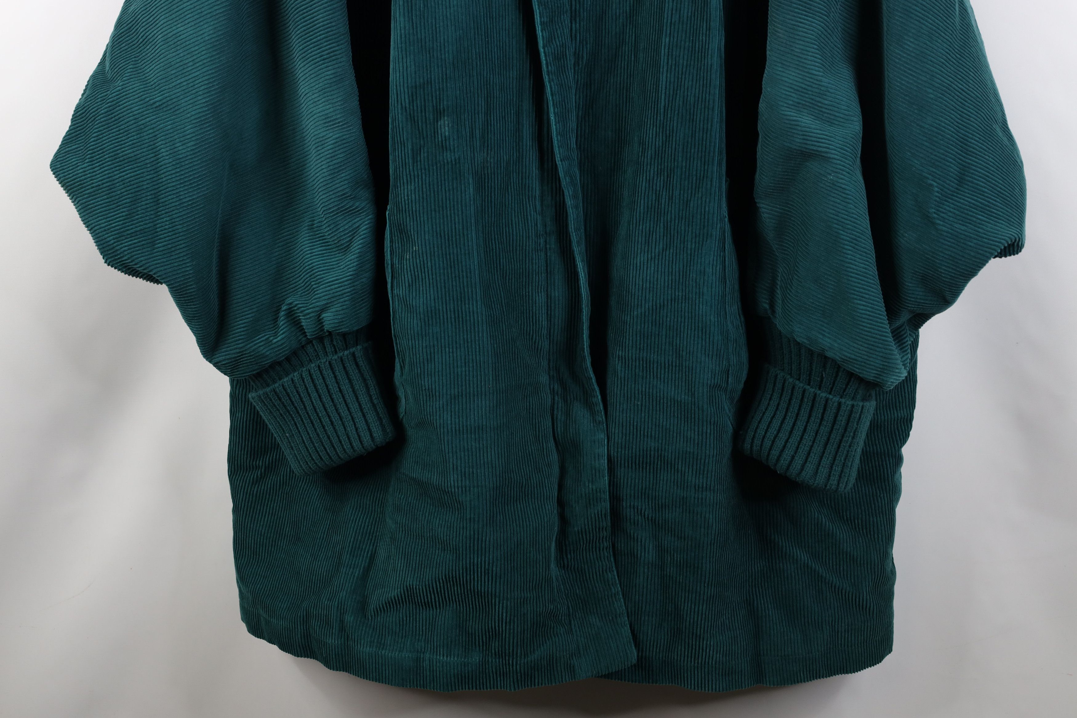 Vintage Vintage 80s 90s Streetwear Lined Hooded Corduroy Jacket Size L / US 10 / IT 46 - 3 Thumbnail