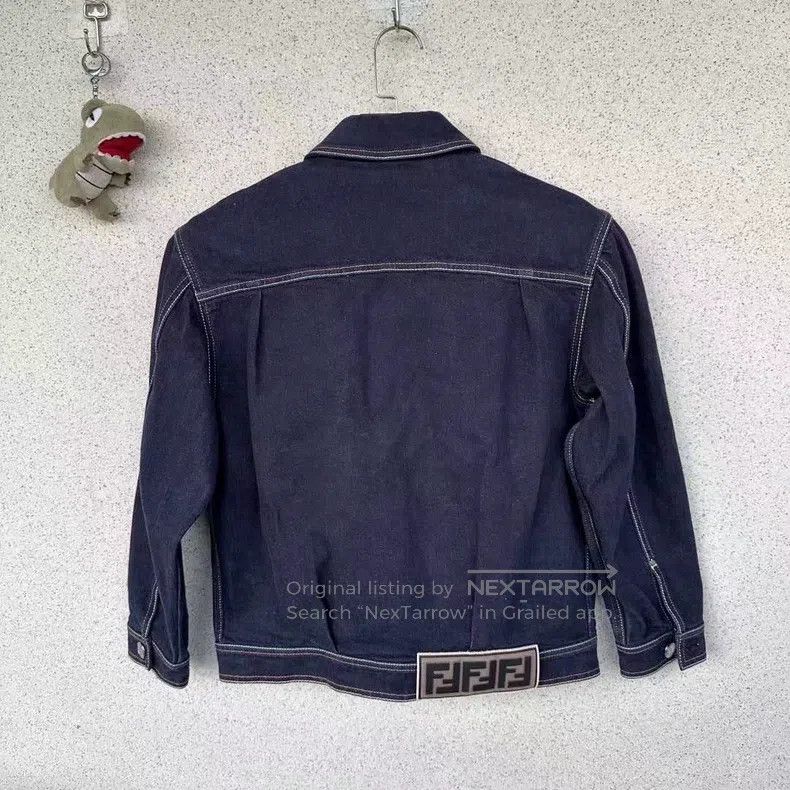 Fendi Fendi Back logo denim jacket Size 4XL / US 24-26 - 6 Thumbnail