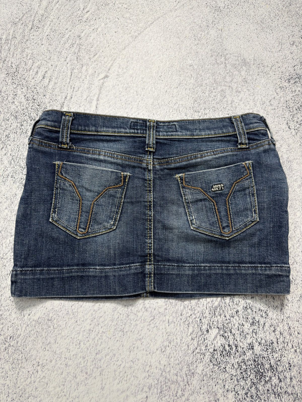 Miss Sixty Vintage Y2K Miss Sixty Denim Low Rise Mini Skirt Size M Size 27" / US 4 / IT 40 - 10 Thumbnail
