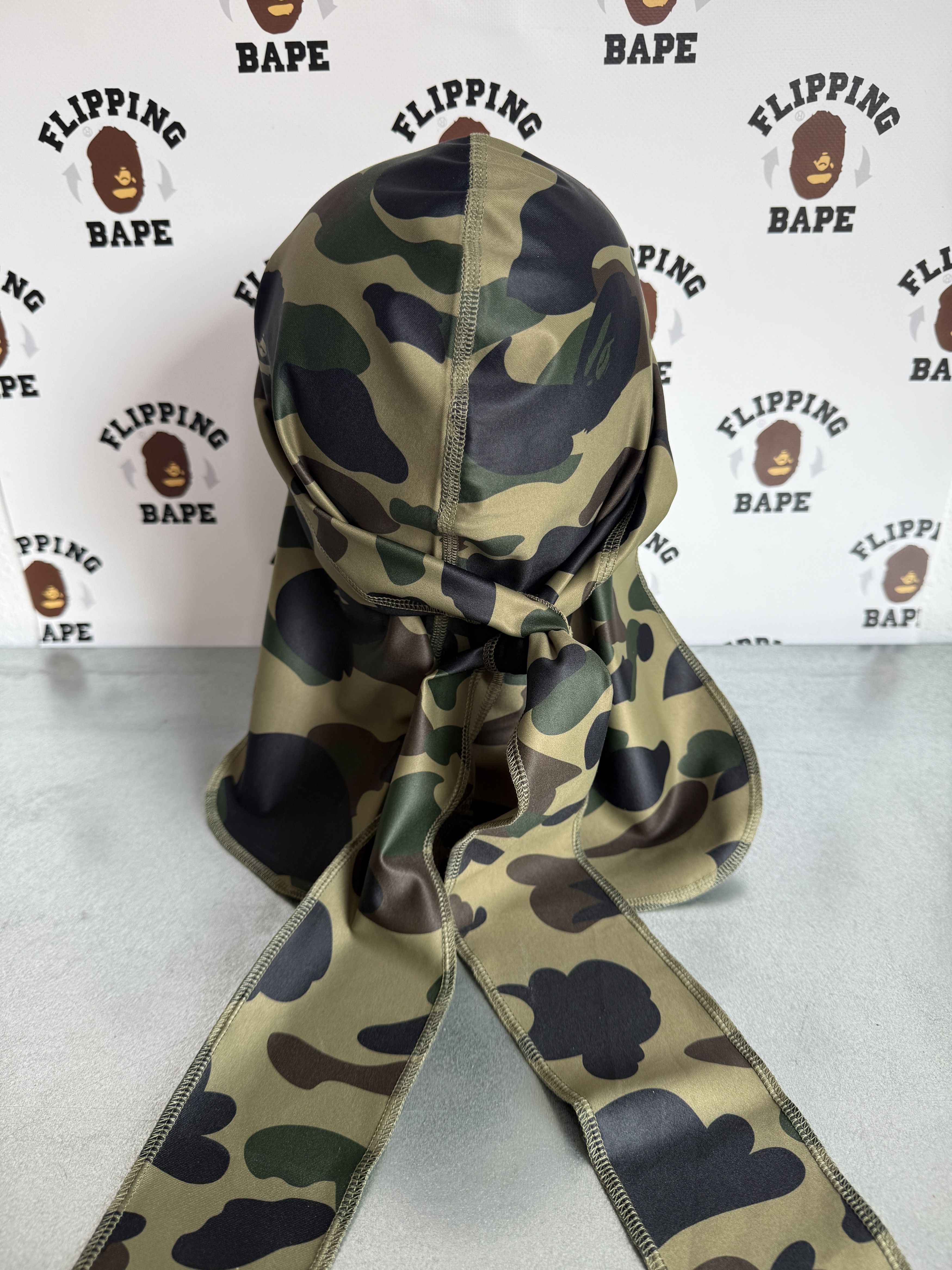 Bape BAPE 1ST CAMO DU-RAG Size ONE SIZE - 2 Thumbnail