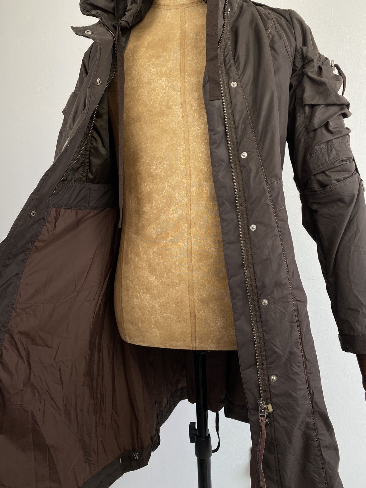 Marithe + Francois Girbaud 2000’s MFG Parachute Bondage Cargo Jacket Size L / US 10 / IT 46 - 8 Thumbnail