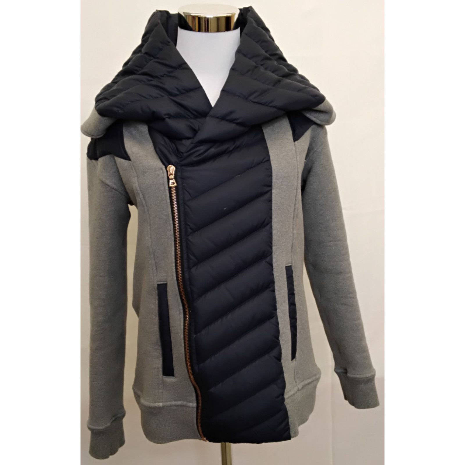 Kit and Ace Kit & Ace Liberty Cotton Cashmere Down Jacket Women's 4 Gray Size S / US 4 / IT 40 - 2 Thumbnail