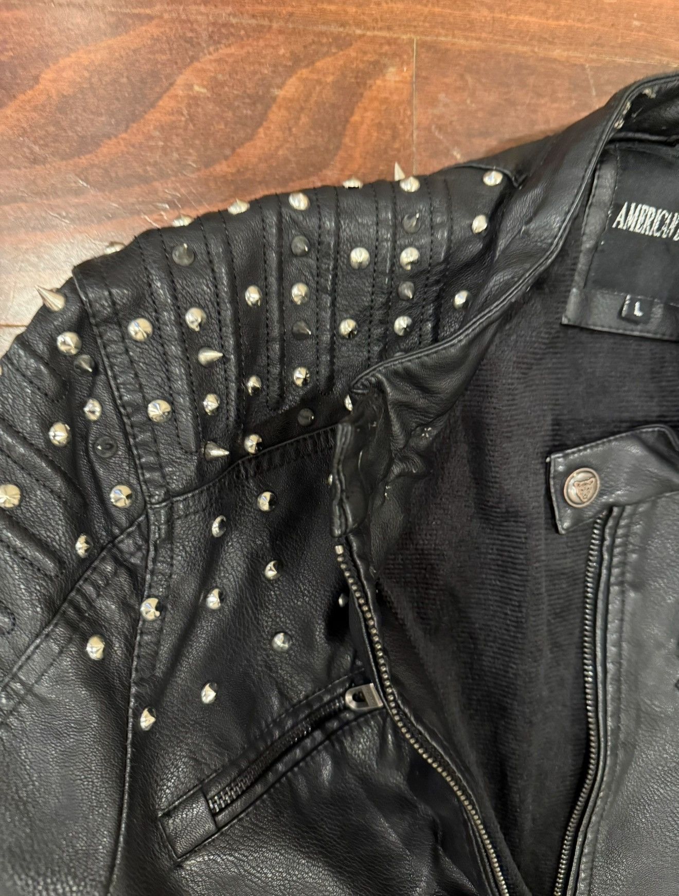 Other Custom leather spike jacket Size US L / EU 52-54 / 3 - 2 Thumbnail