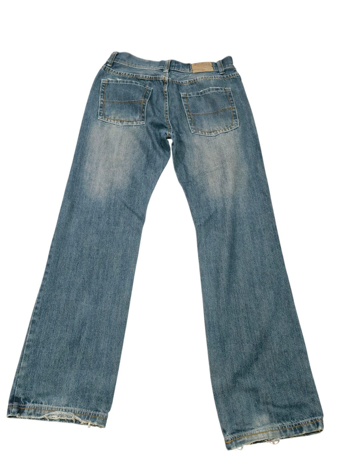 Kapital America & First Distressed Grunge Rock Jeans Size US 34 / EU 50 - 2 Thumbnail
