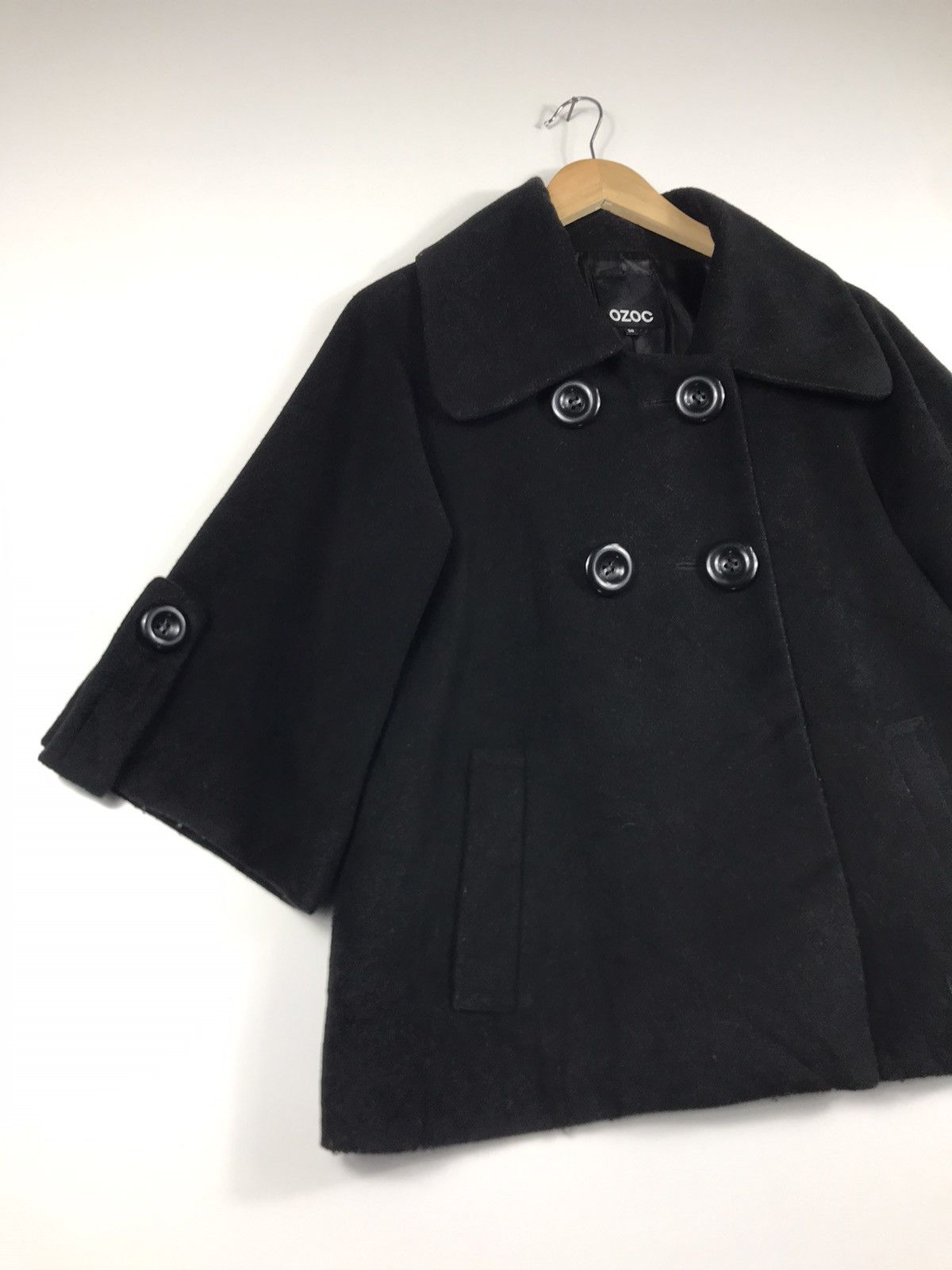Japanese Brand 🔥Nice Design Ozoc Double Breast Baggy Coat Size XS / US 0-2 / IT 36-38 - 2 Thumbnail