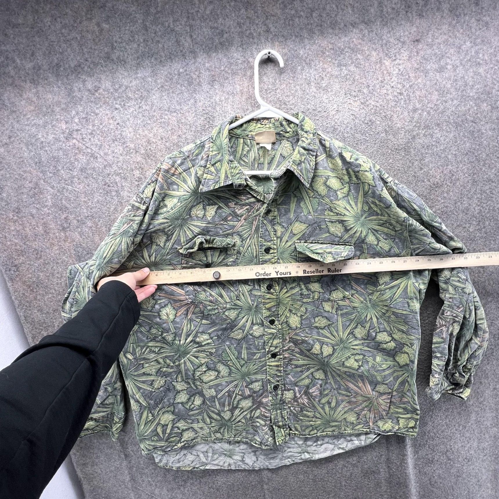 Vintage RedHead Shirt Mens 2XL Green Camouflage Long Sleeve Button Front Hunting Outdoor Size US XXL / EU 58 / 5 - 3 Thumbnail