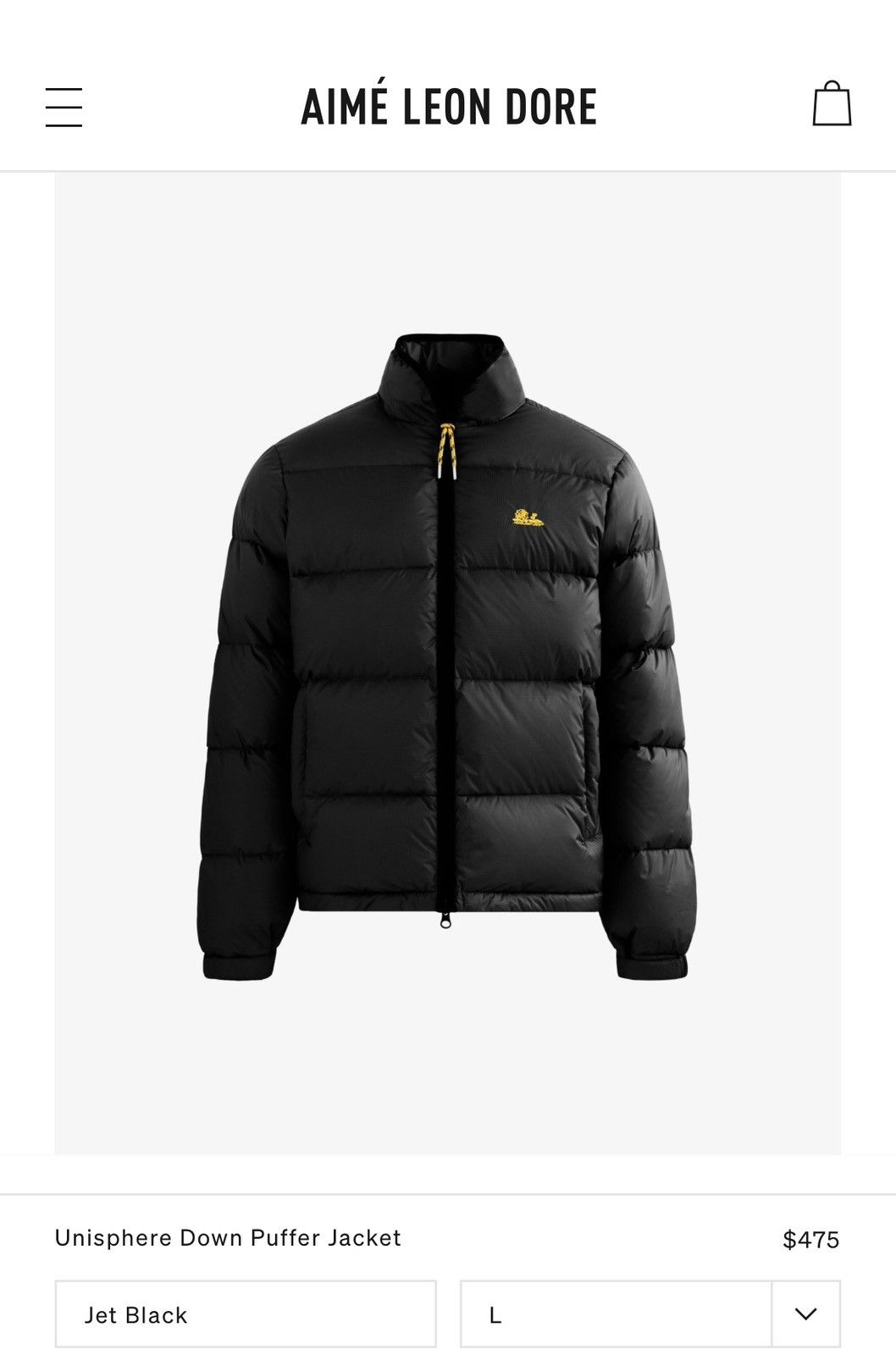 Aime Leon Dore Aimé Leon Dore Down Puffer Jacket | Grailed