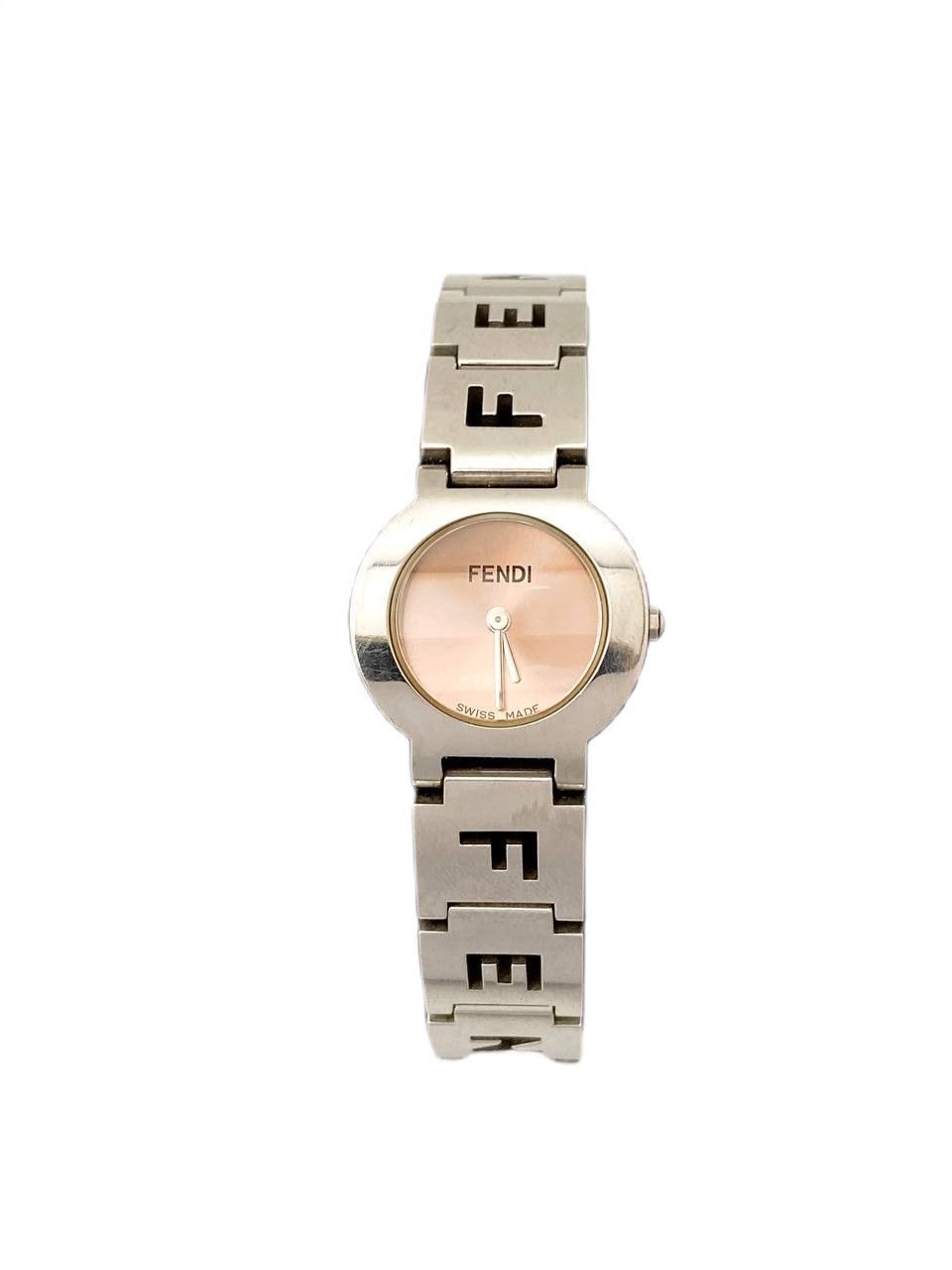 Fendi Fendi Logo Stainless Steel Bracelet Quartz Wrist Watch Y2K Size ONE SIZE - 1 Thumbnail