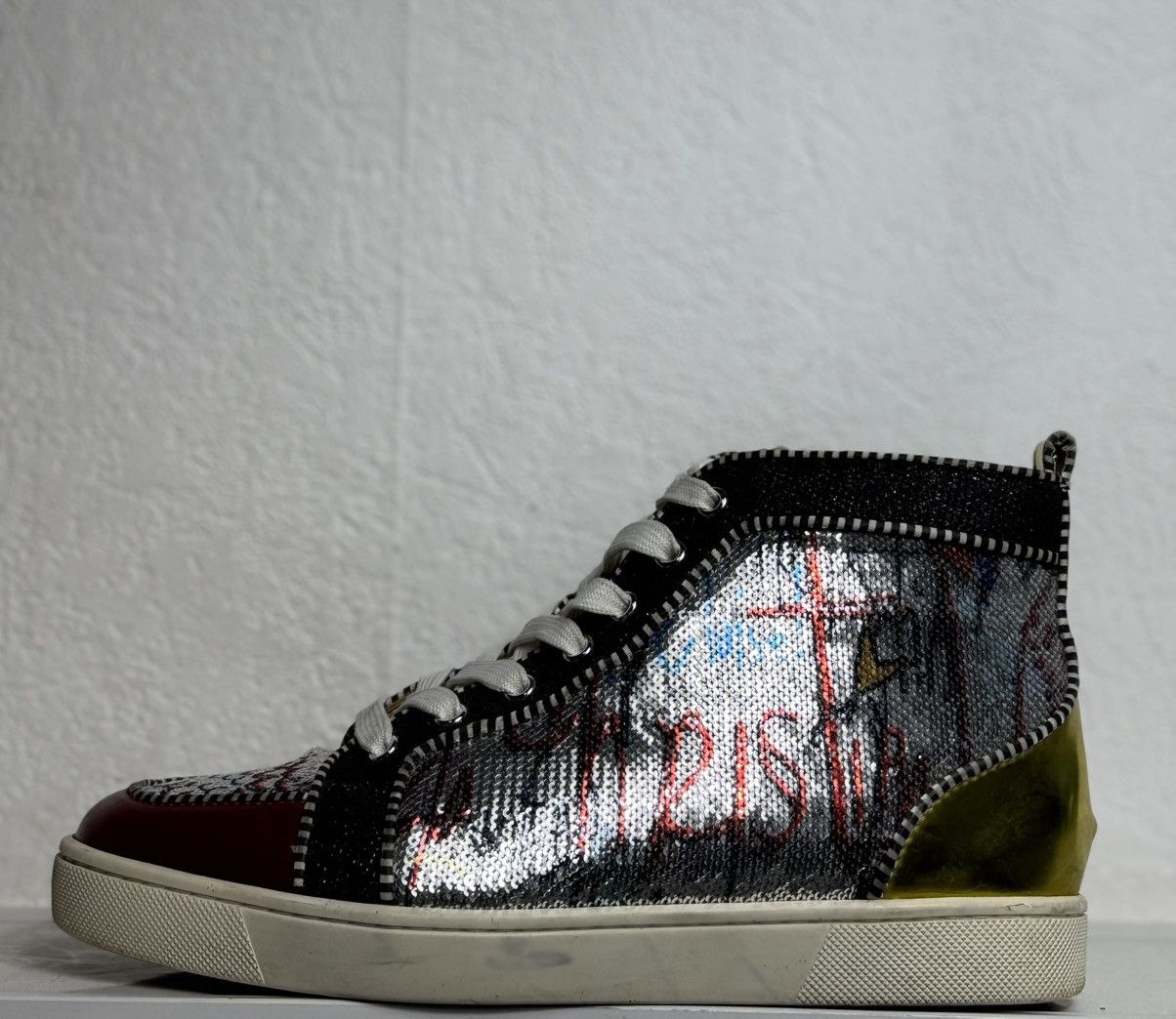 Christian Louboutin Christian Louboutin Graffiti Sequin High Sneakers Size 41 Size US 8 / EU 41 - 12 Thumbnail