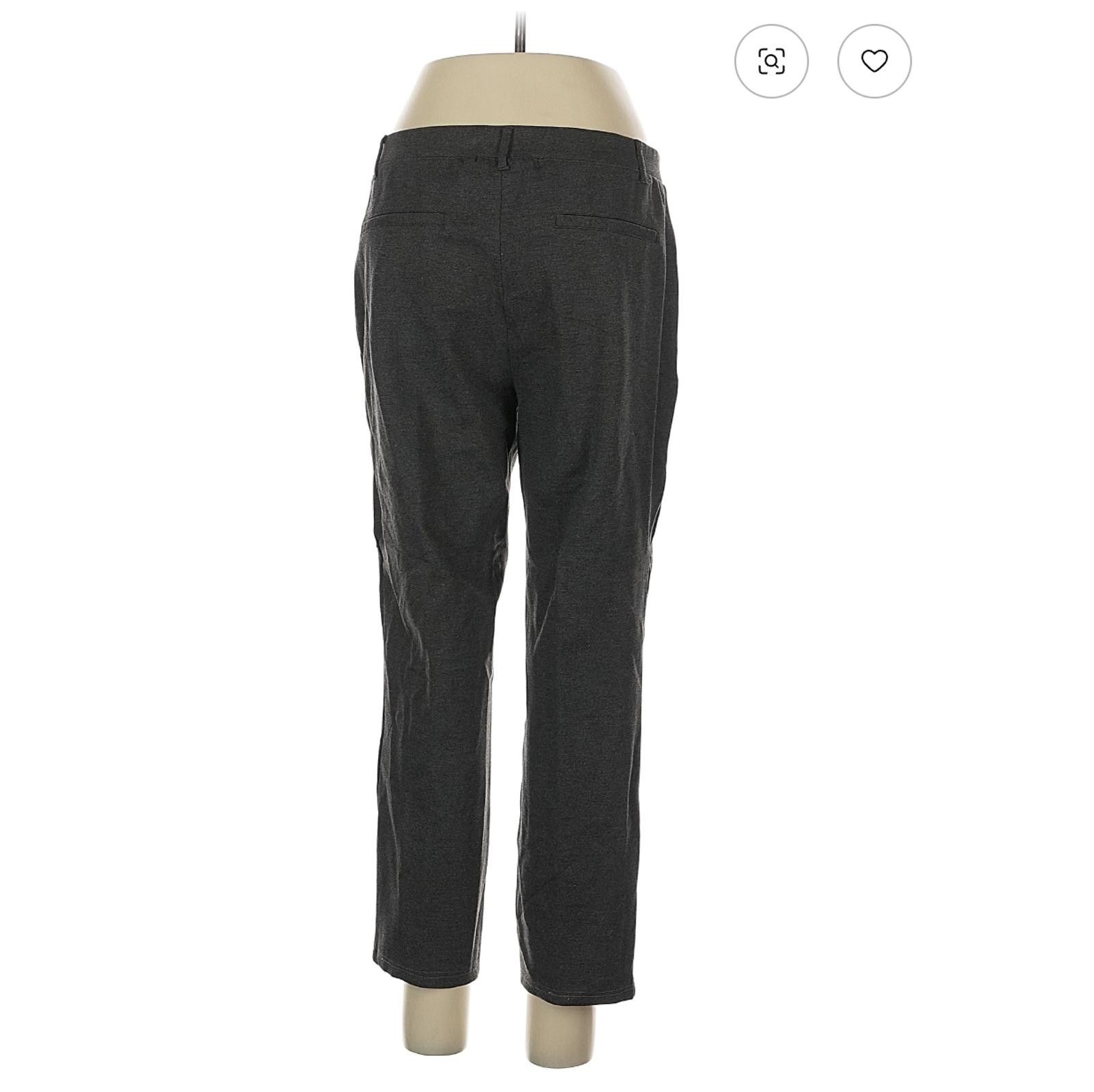 Quince Quince Gray Chevron Pattern Dress Pants Size L Size 36" / US 14 / IT 50 - 2 Thumbnail