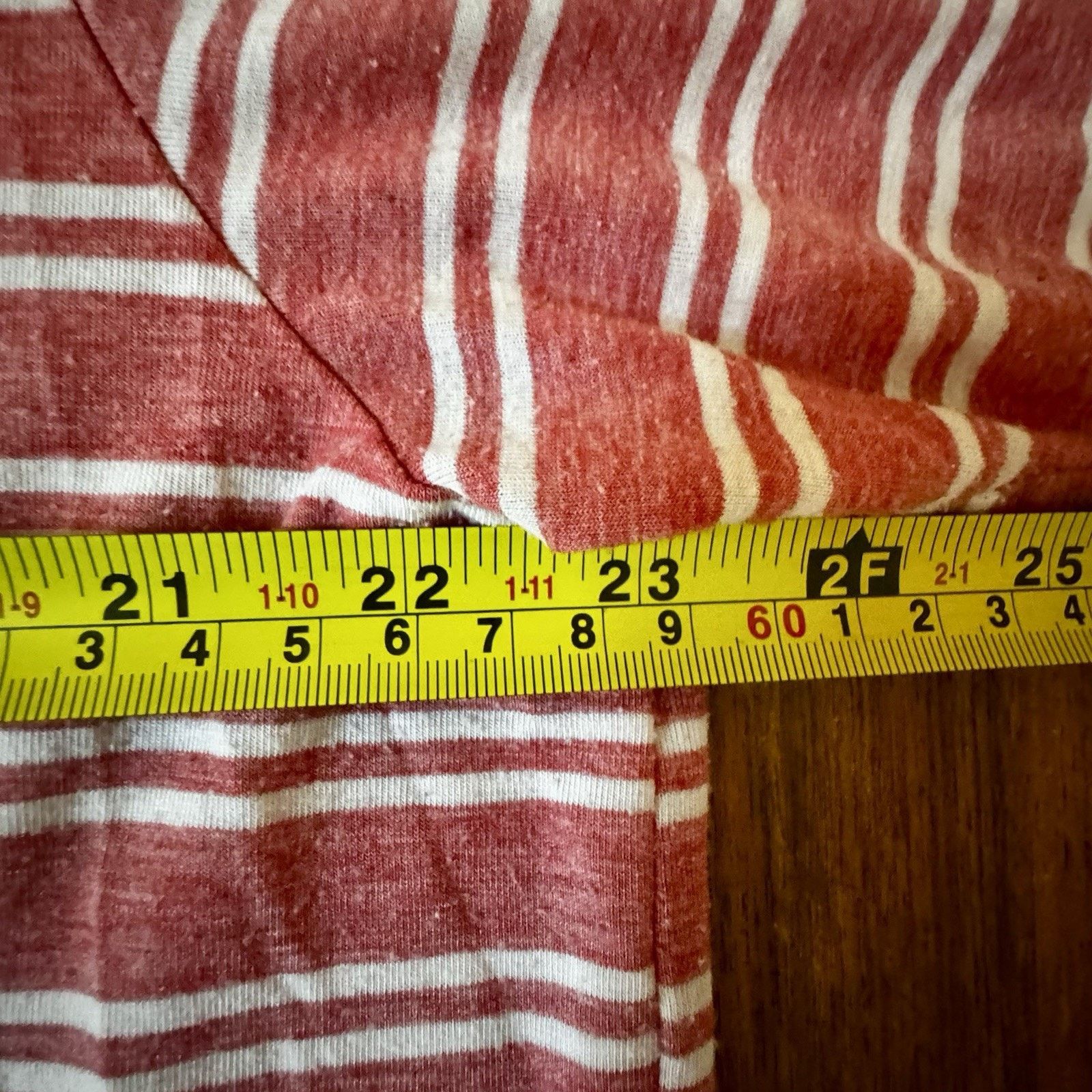 REEF Reef Mens XL Red White Striped T Shirt Surf Cotton Comfort Size US XL / EU 56 / 4 - 7 Thumbnail