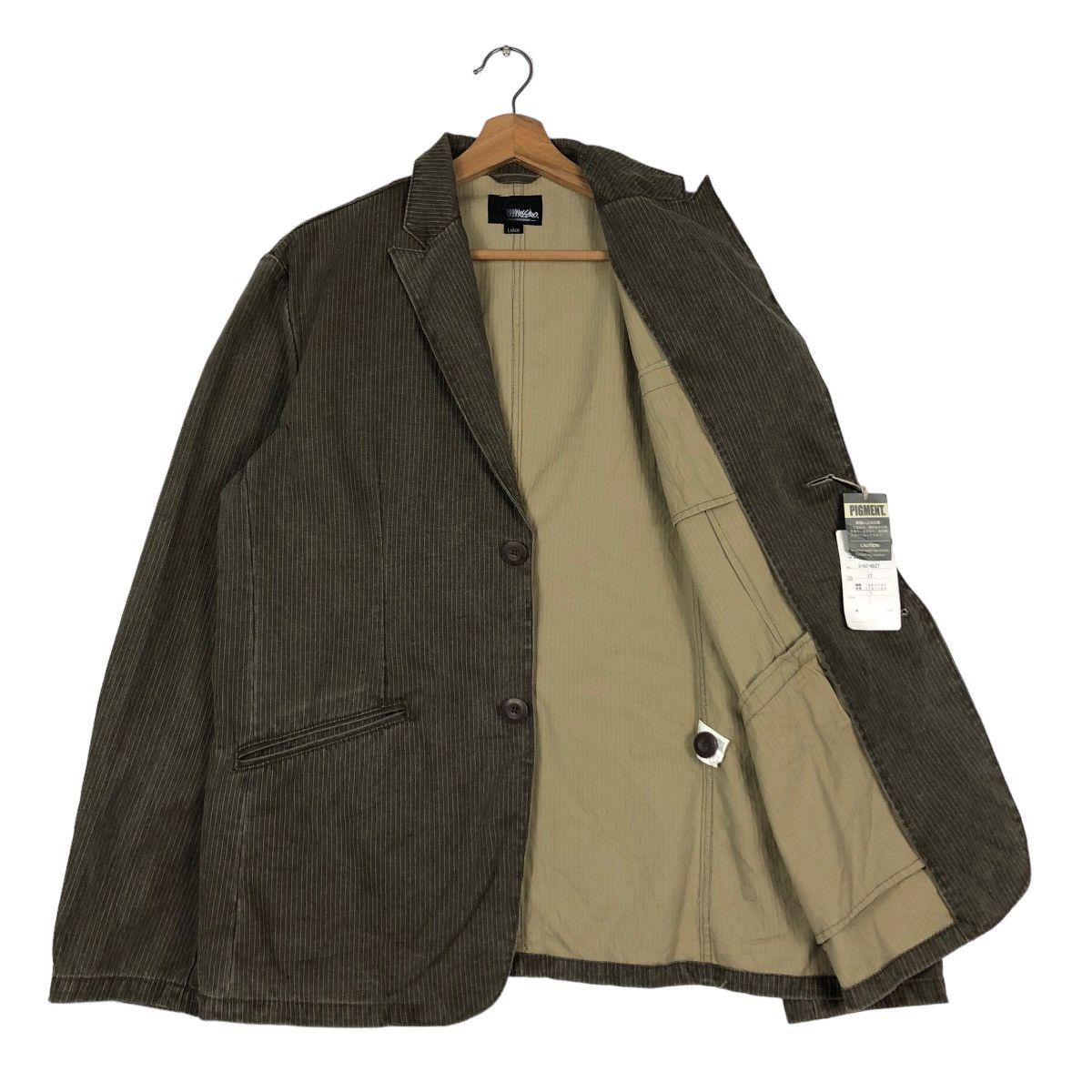Issey Miyake 🔥Vintage Chore Hickory Work Jacket Mossimo Pigment Size US L / EU 52-54 / 3 - 11 Thumbnail