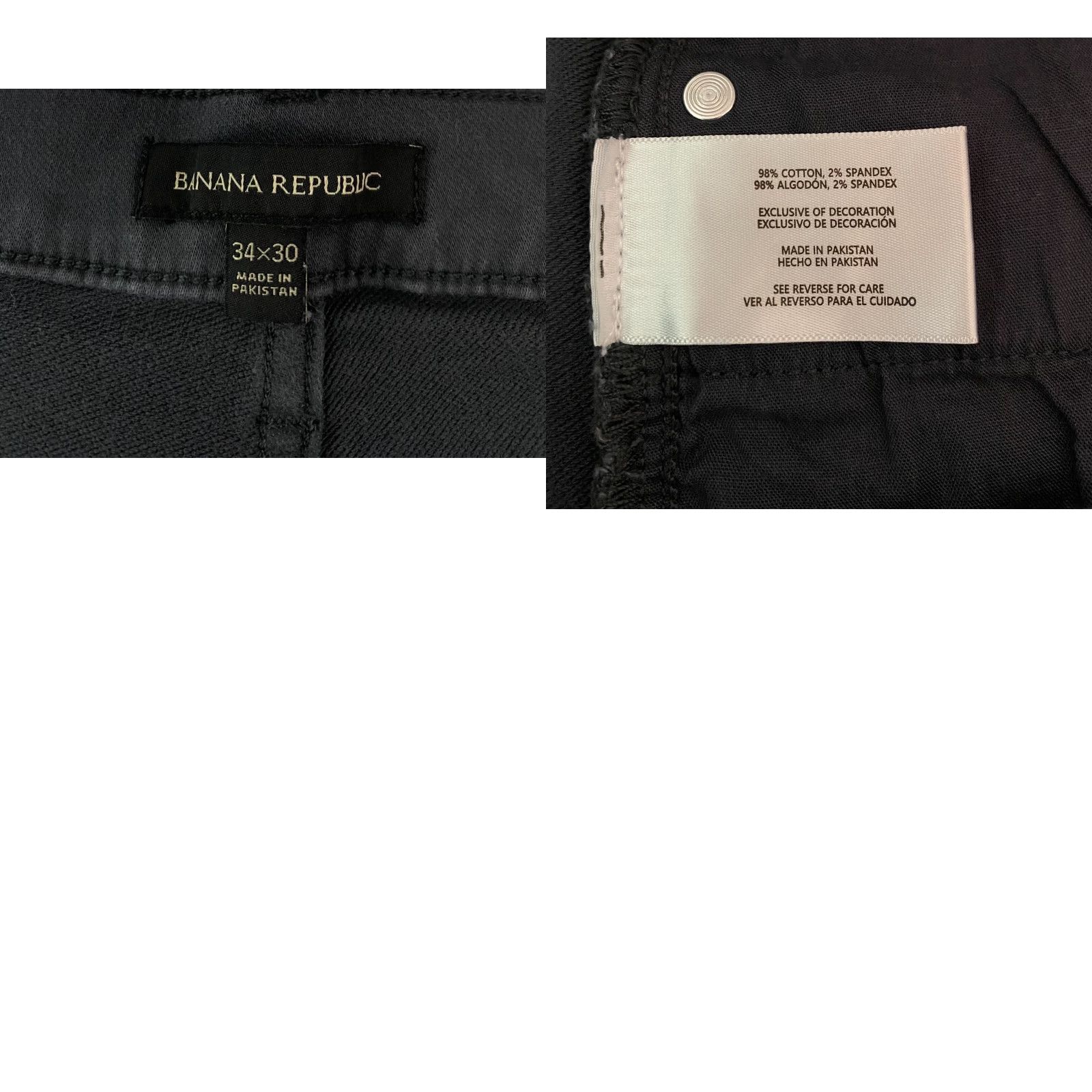 Banana Republic VINTAGE Banana Republic Slim Fit Pants Men's 34×30 Gray Stretch Comfort Size US 34 / EU 50 - 8 Thumbnail