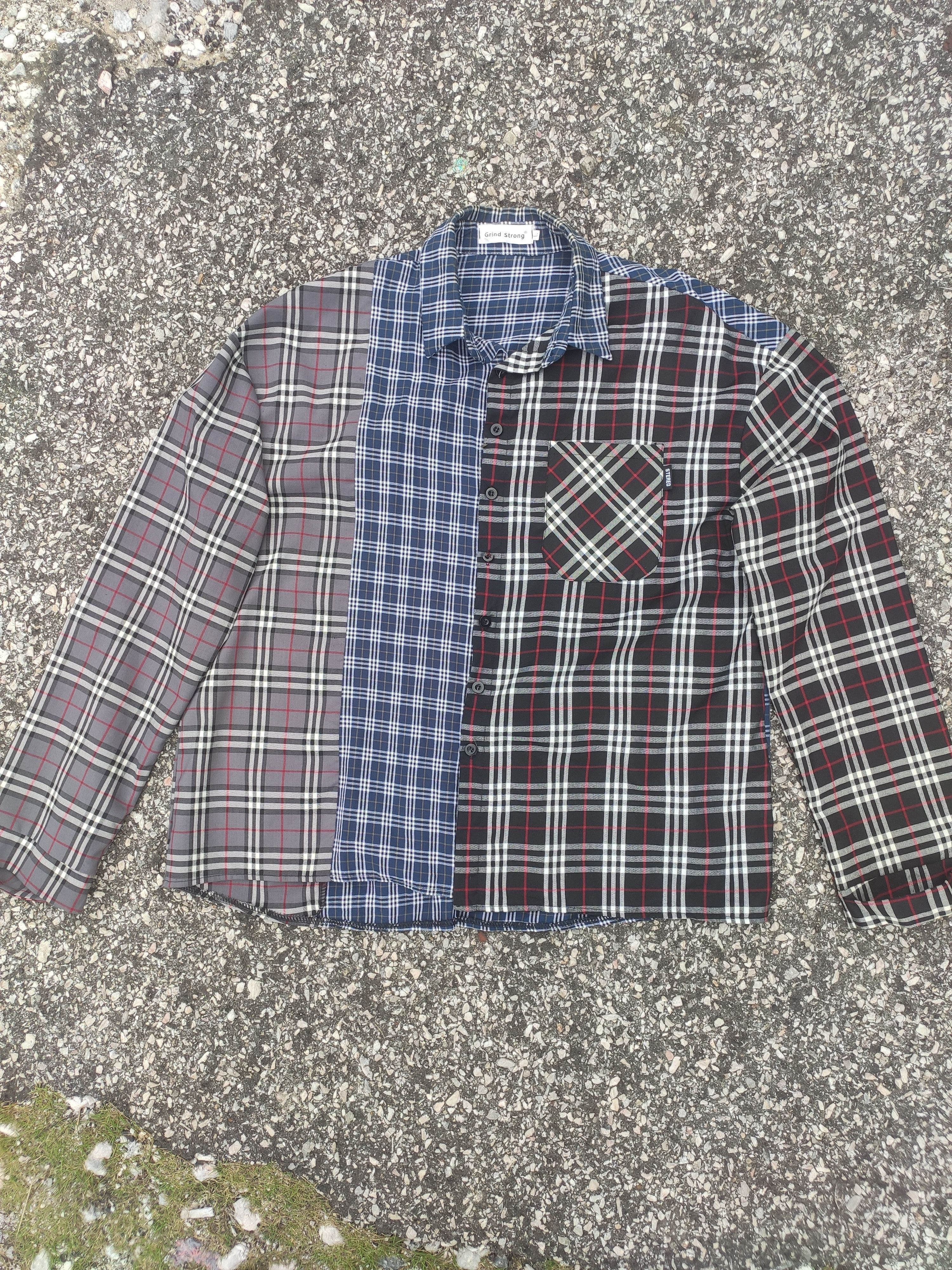 Flannel Grind Strong Mixed Cut Off Button Ups Flannel Size US L / EU 52-54 / 3 - 1 Thumbnail