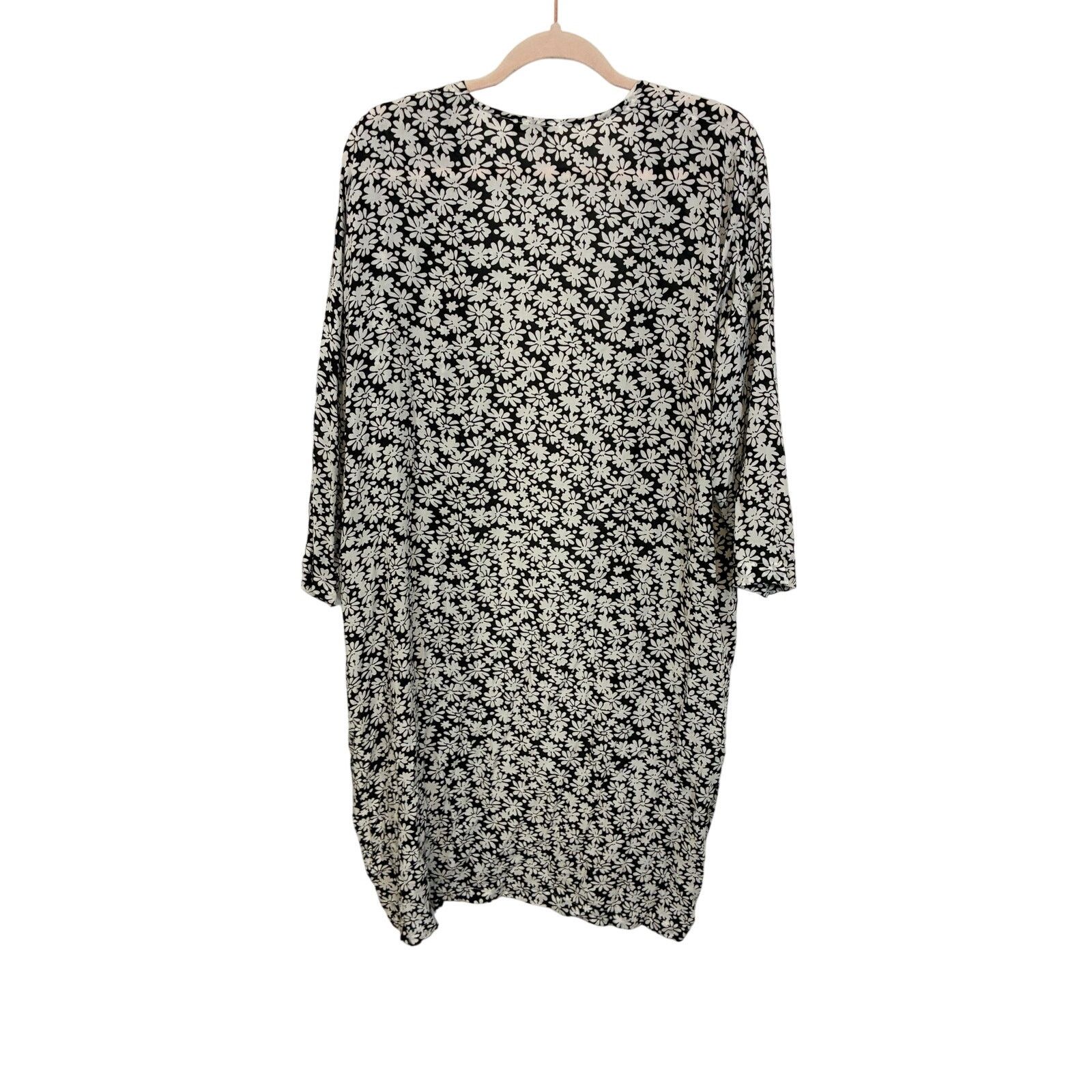 Loft LOFT Daisy Floral Cardigan Open Front Layering Top M/L Size M / US 6-8 / IT 42-44 - 4 Thumbnail