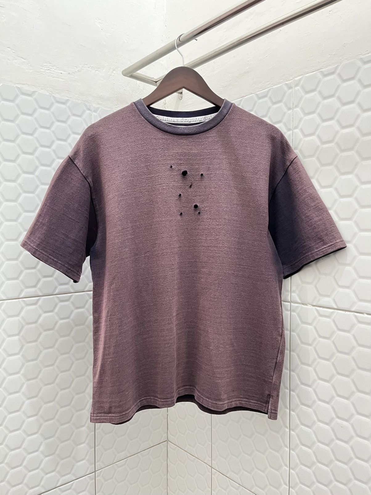 Number Nine Bullet Hole Sun Faded Tee