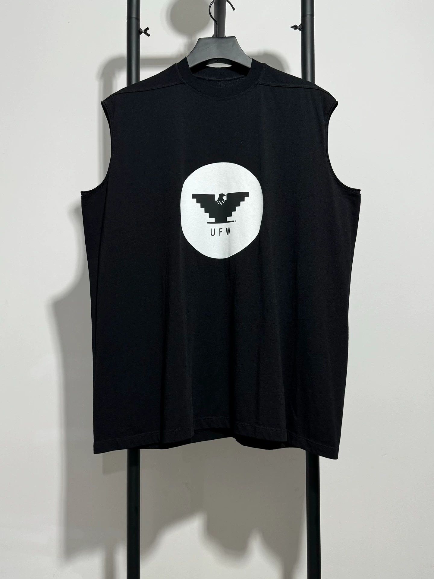 Rick Owens RO Main Line Off-the-shoulder Tarp Vest S