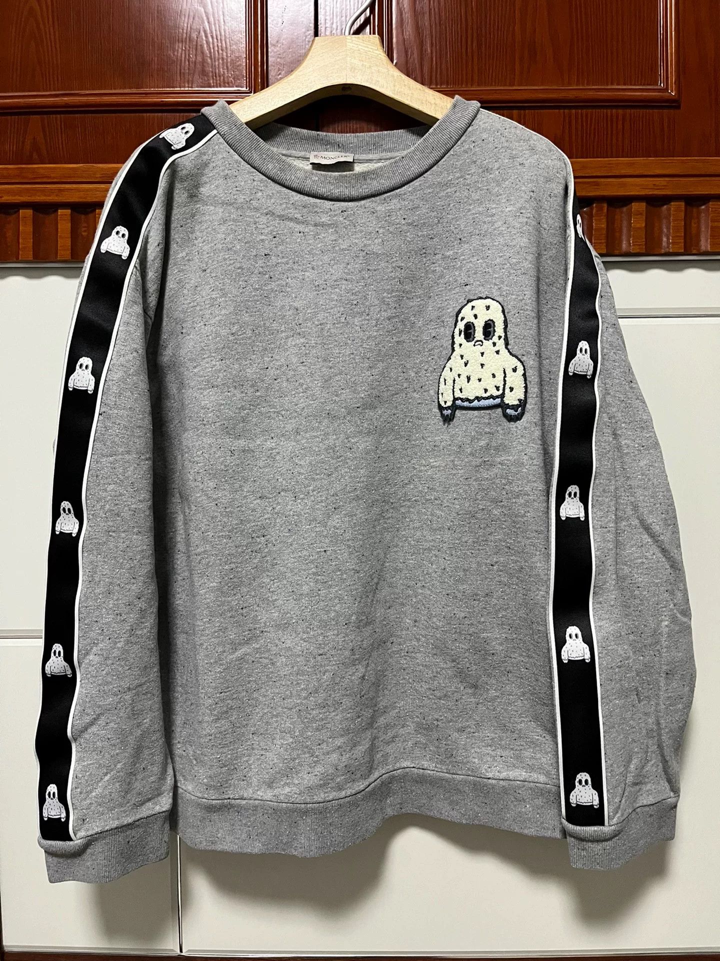 Moncler Moncler Ghost Snowman Embroidered Sweatshirt Size US L / EU 52-54 / 3 - 1 Thumbnail