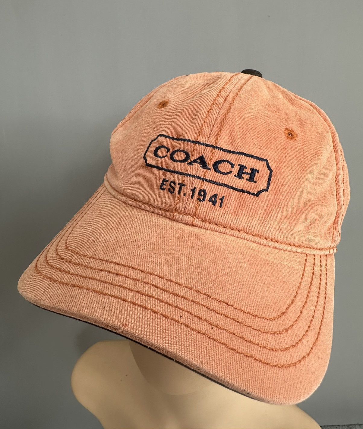 Coach Coach Dad Cap Faded Orange Size ONE SIZE - 2 Thumbnail
