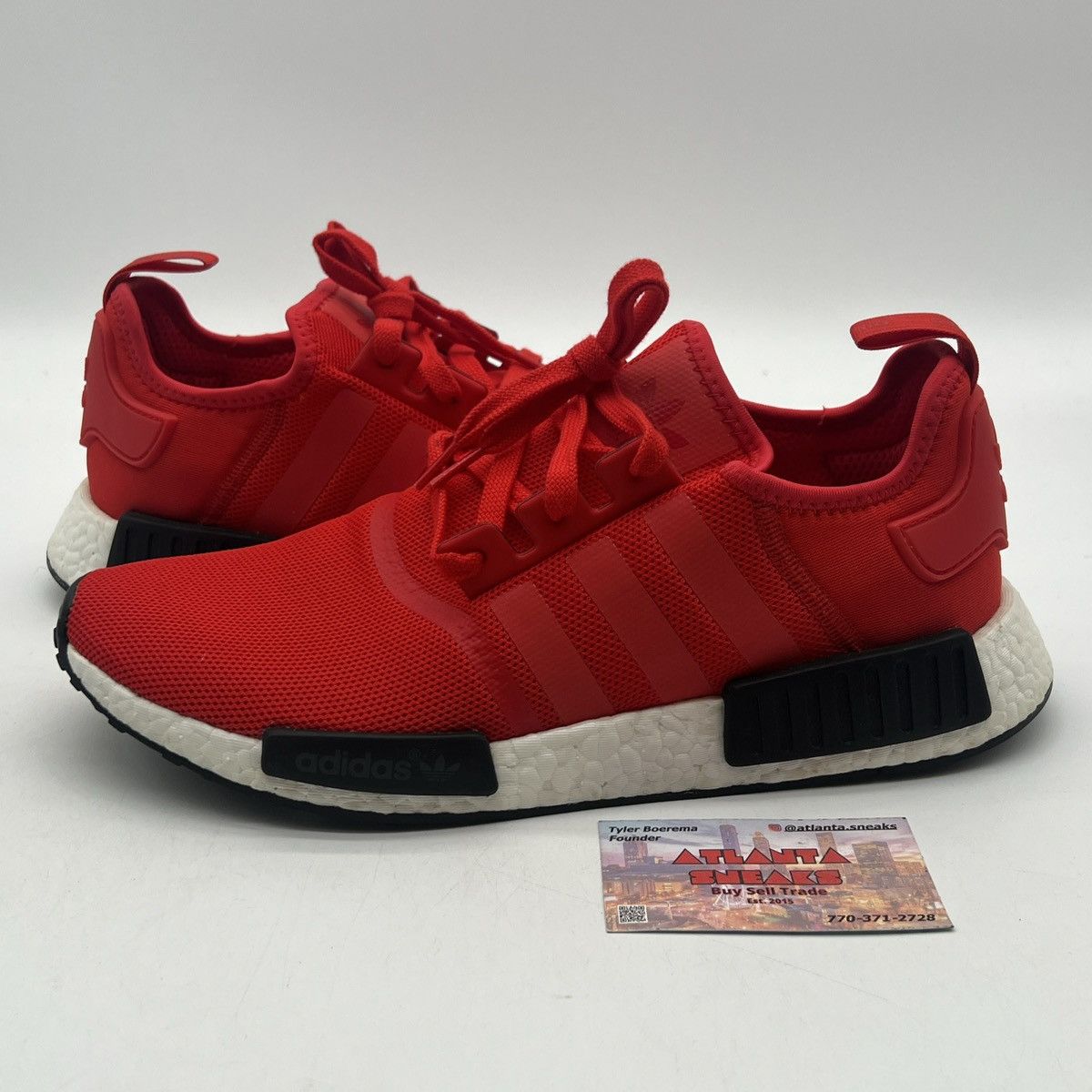 Adidas NMD R1 clear red Size US 12 / EU 45 - 1 Thumbnail