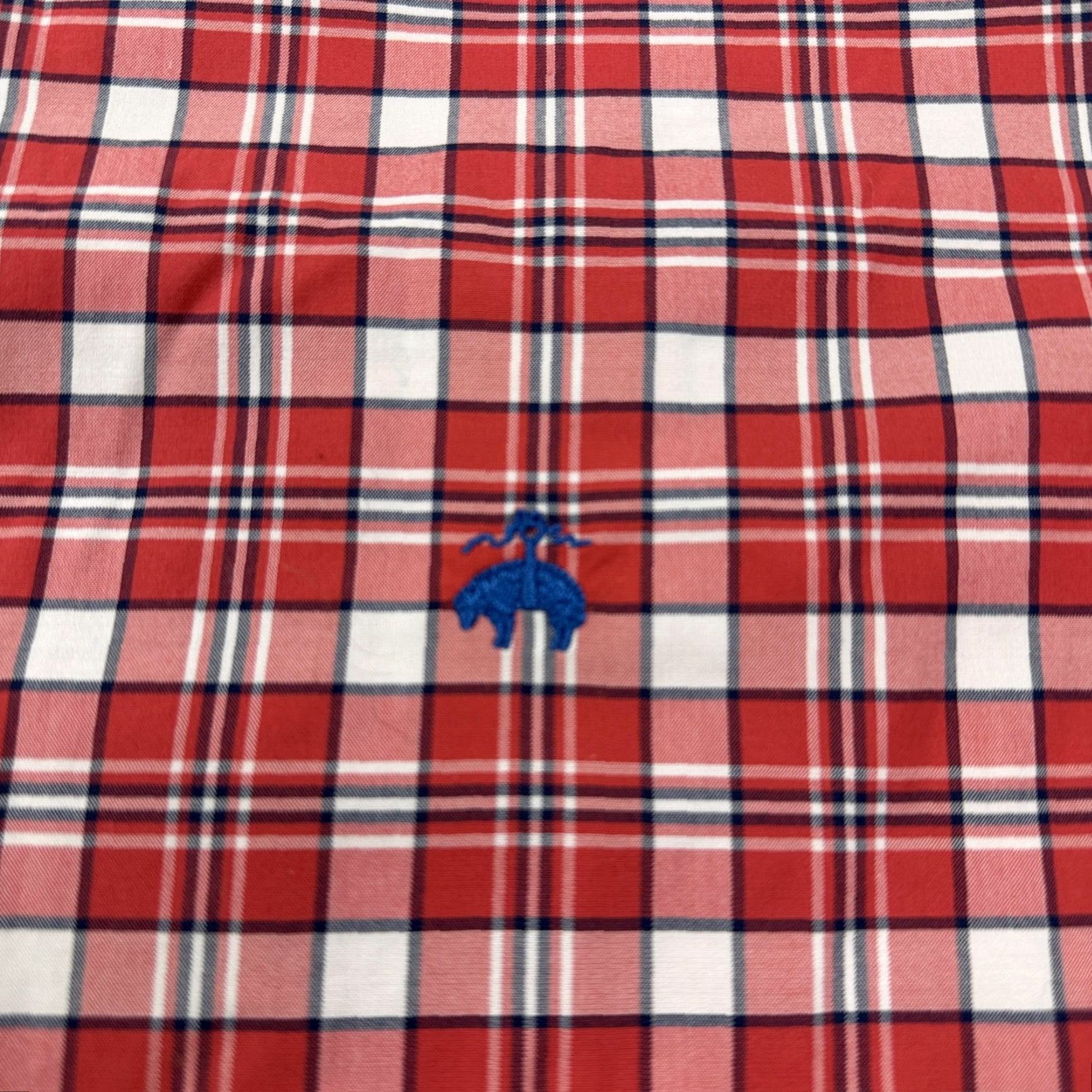 Brooks Brothers Brooks Brothers Non-Iron Button Down Shirt XL Red Plaid Regular Fit Mens Size US XL / EU 56 / 4 - 2 Thumbnail