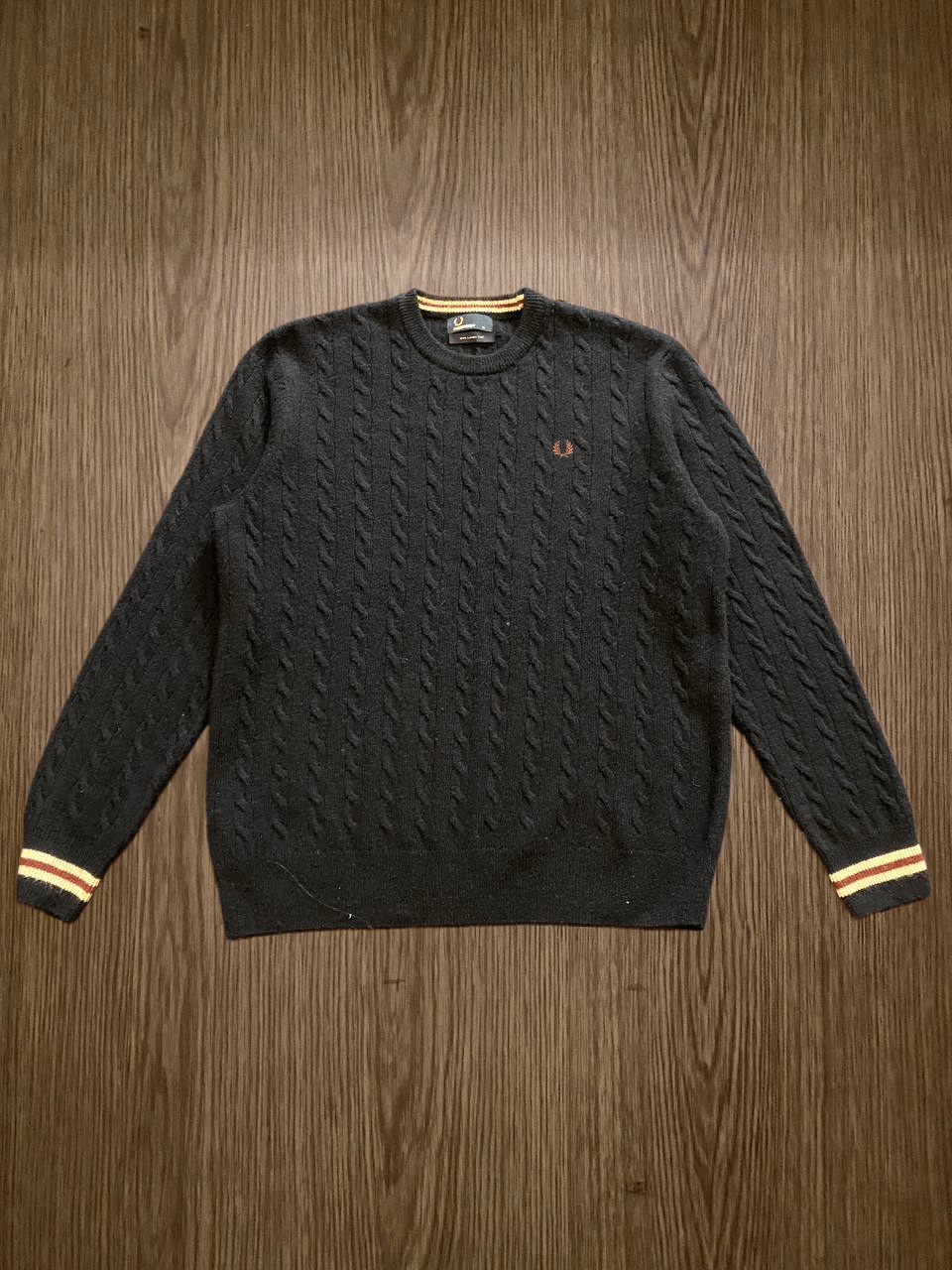 Fred Perry Vintage 90s Fred Perry Knitted Sweater Size US XL / EU 56 / 4 - 1 Thumbnail
