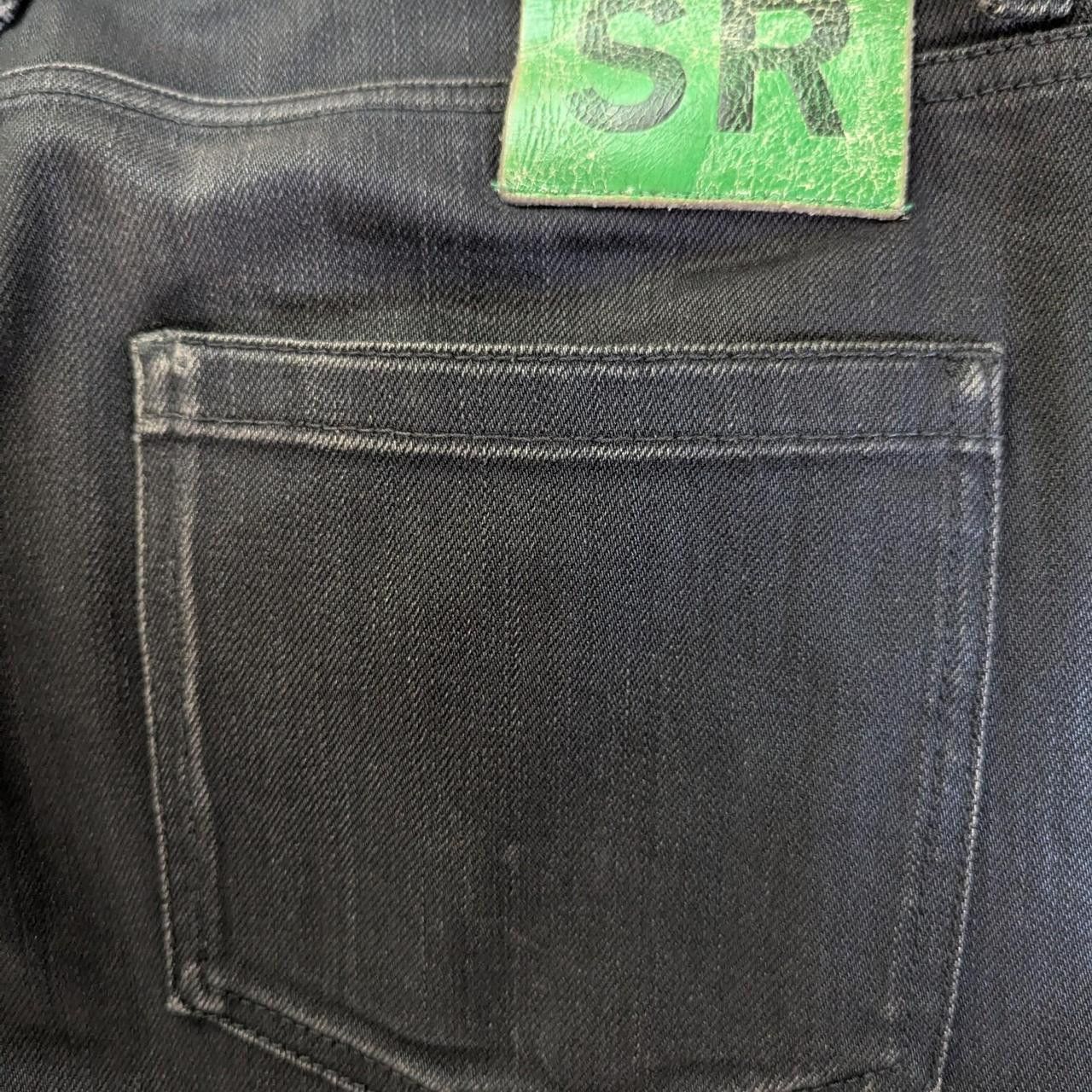 Raf Simons Raf Simons Black Waxed Denim Abus Lang Size US 32 / EU 48 - 4 Thumbnail