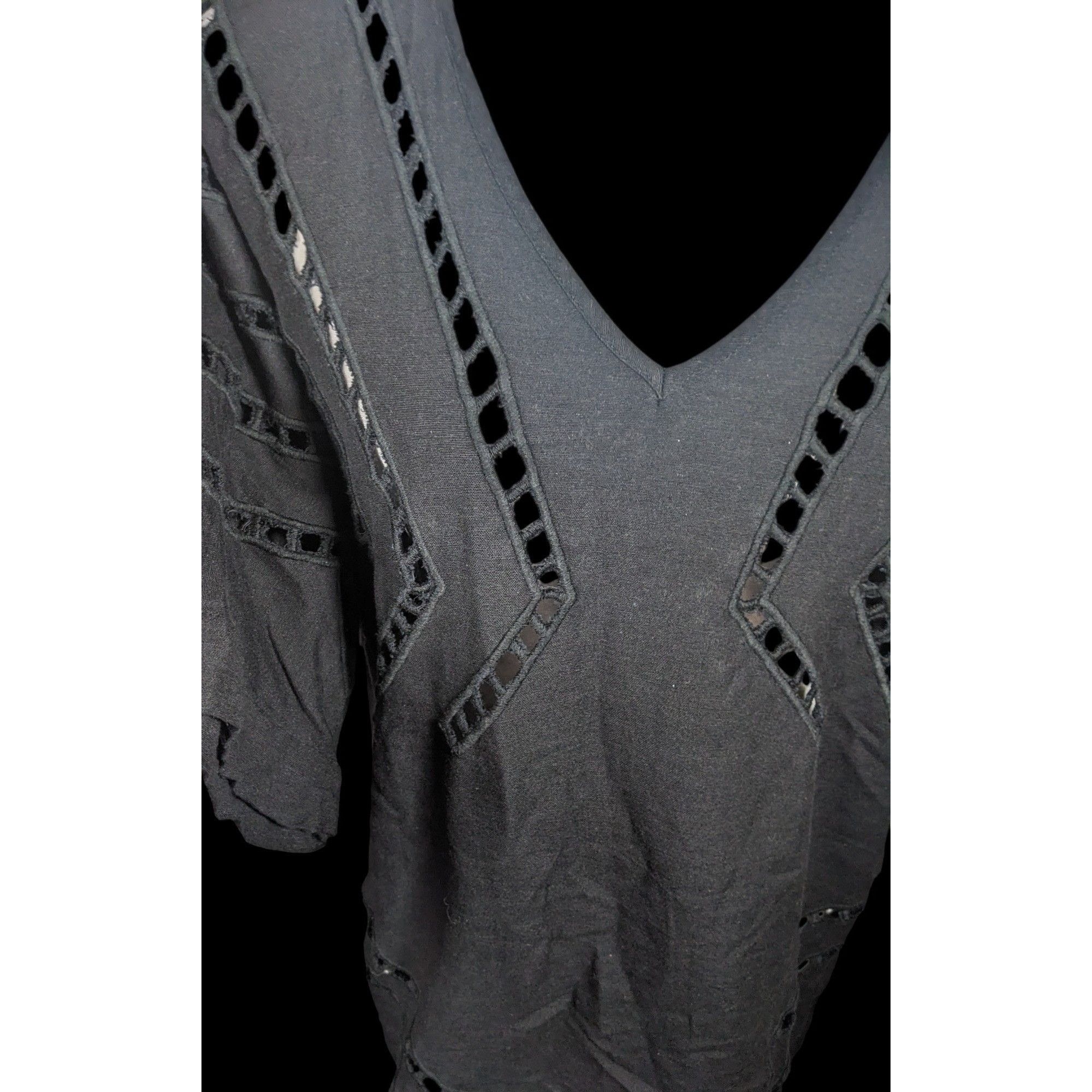 Other Vix Paula Hermanny Gothic Black Swim Cover With Cutout Accen Size ONE SIZE - 3 Thumbnail