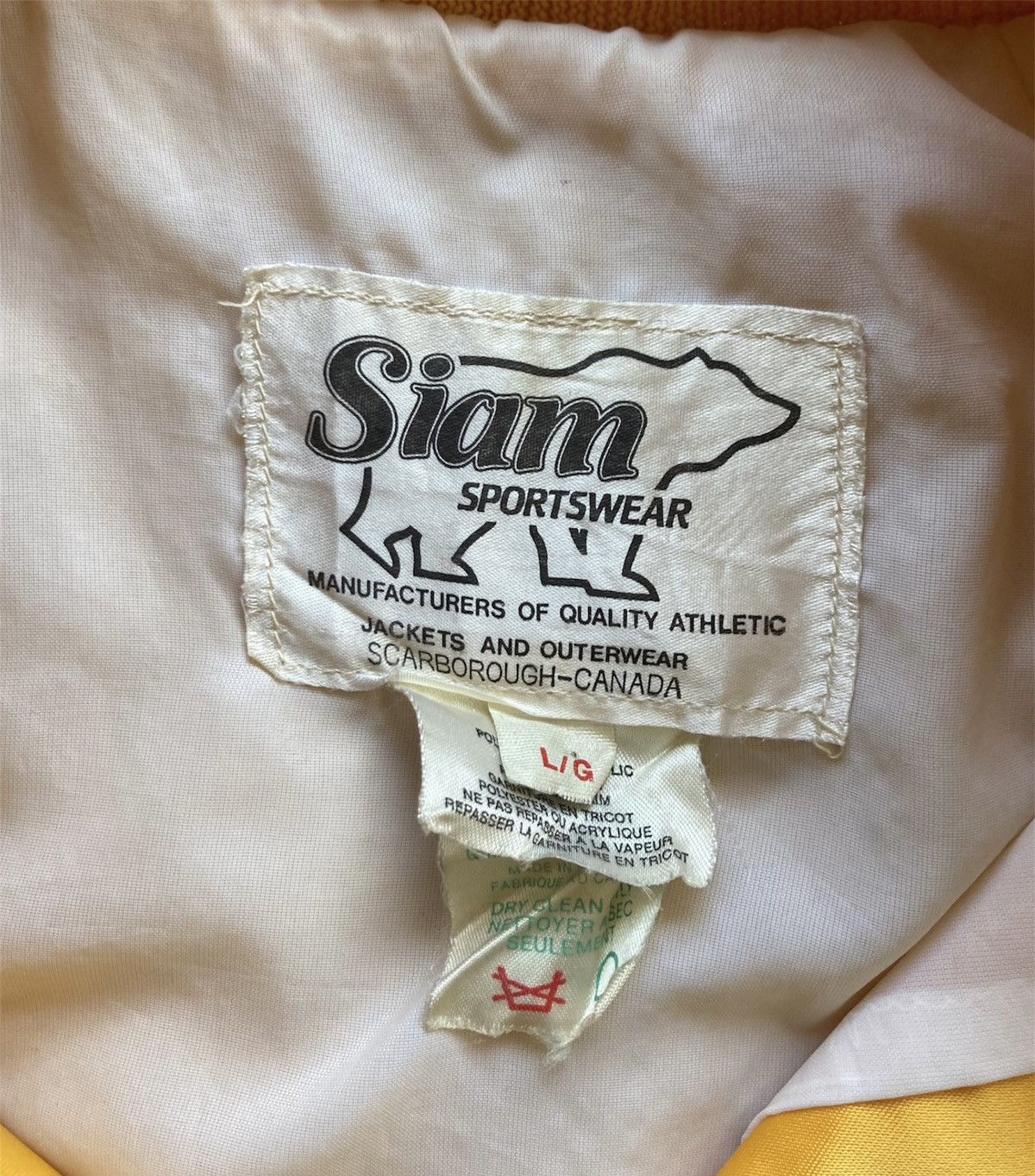 Vintage Vintage 70s 80s Siam Sportswear bomber jacket Birdson Shell Size US L / EU 52-54 / 3 - 8 Thumbnail