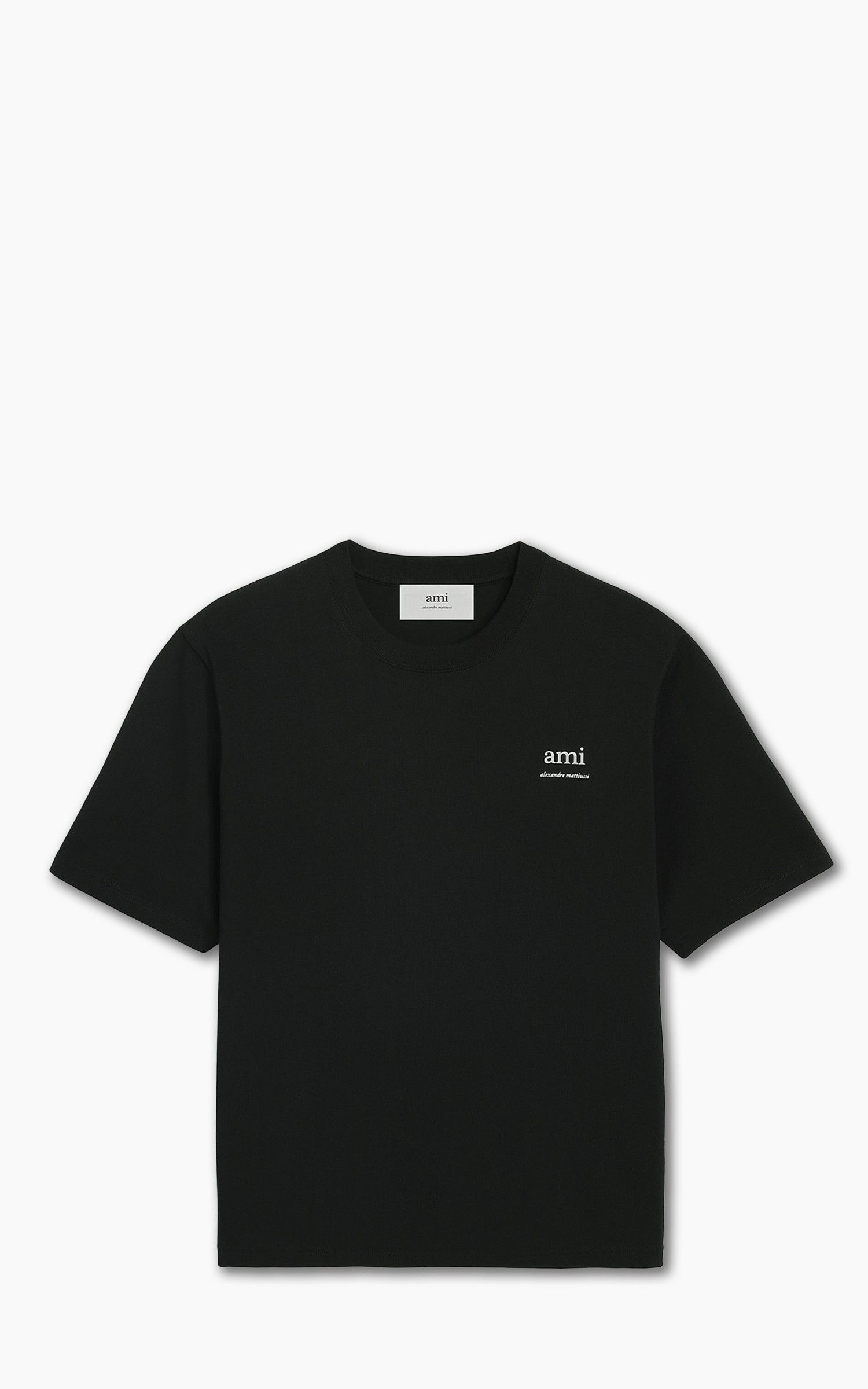 AMI o1s22i1n0925 Unisex Organic Cotton T-Shirt in Black Size US S / EU 44-46 / 1 - 1 Thumbnail