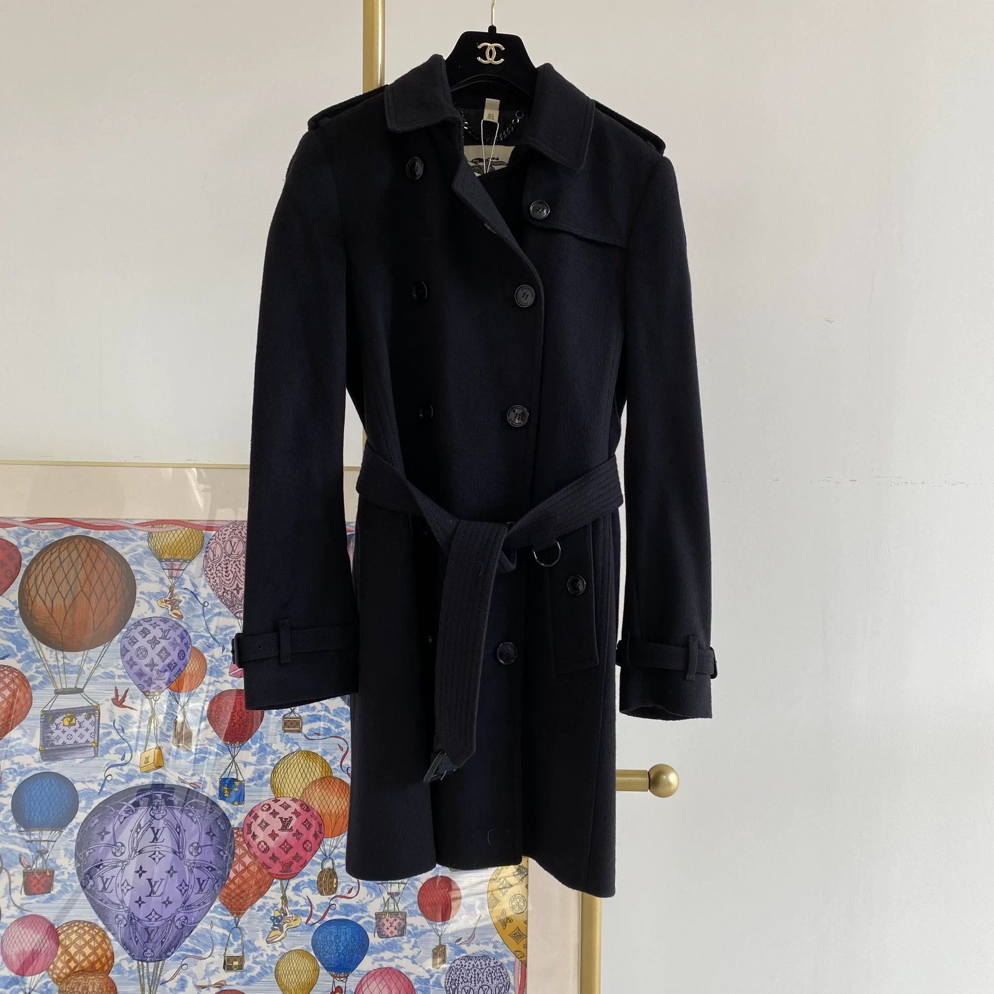 Burberry Burberry Black Coat UK10 Size M / US 6-8 / IT 42-44 - 1 Thumbnail