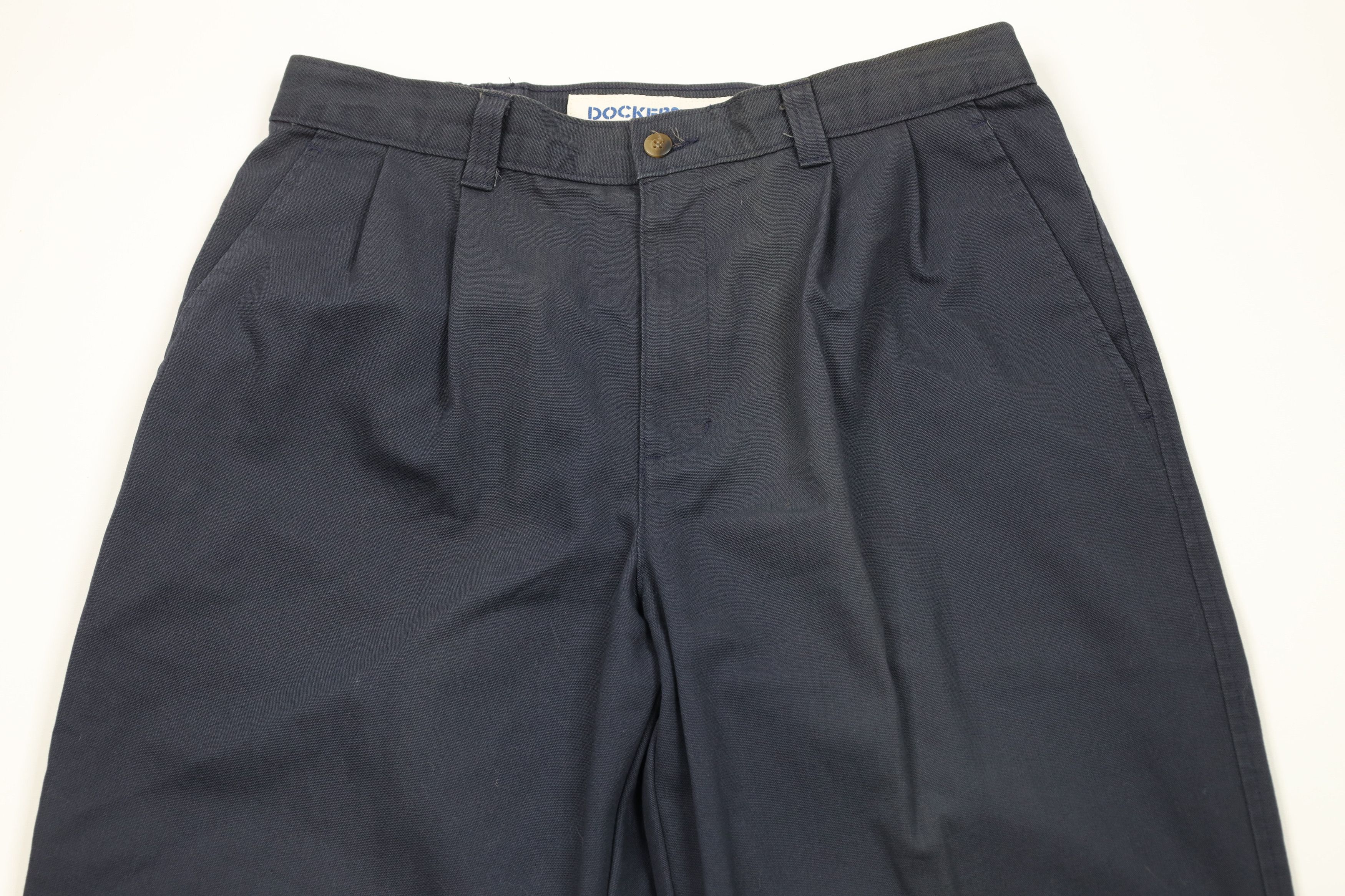 Dockers Vintage 90s Dockers Straight Leg Chino Pants Steel Blue Size US 34 / EU 50 - 2 Thumbnail
