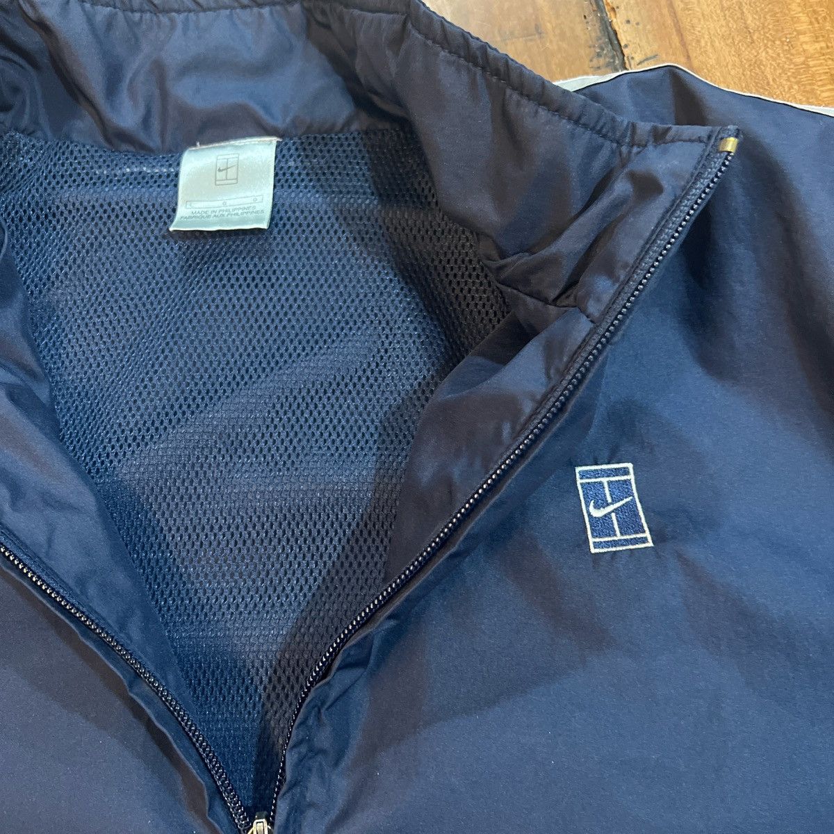 Nike × Vintage Vintage Nike Tennis zip up Size US L / EU 52-54 / 3 - 4 Thumbnail