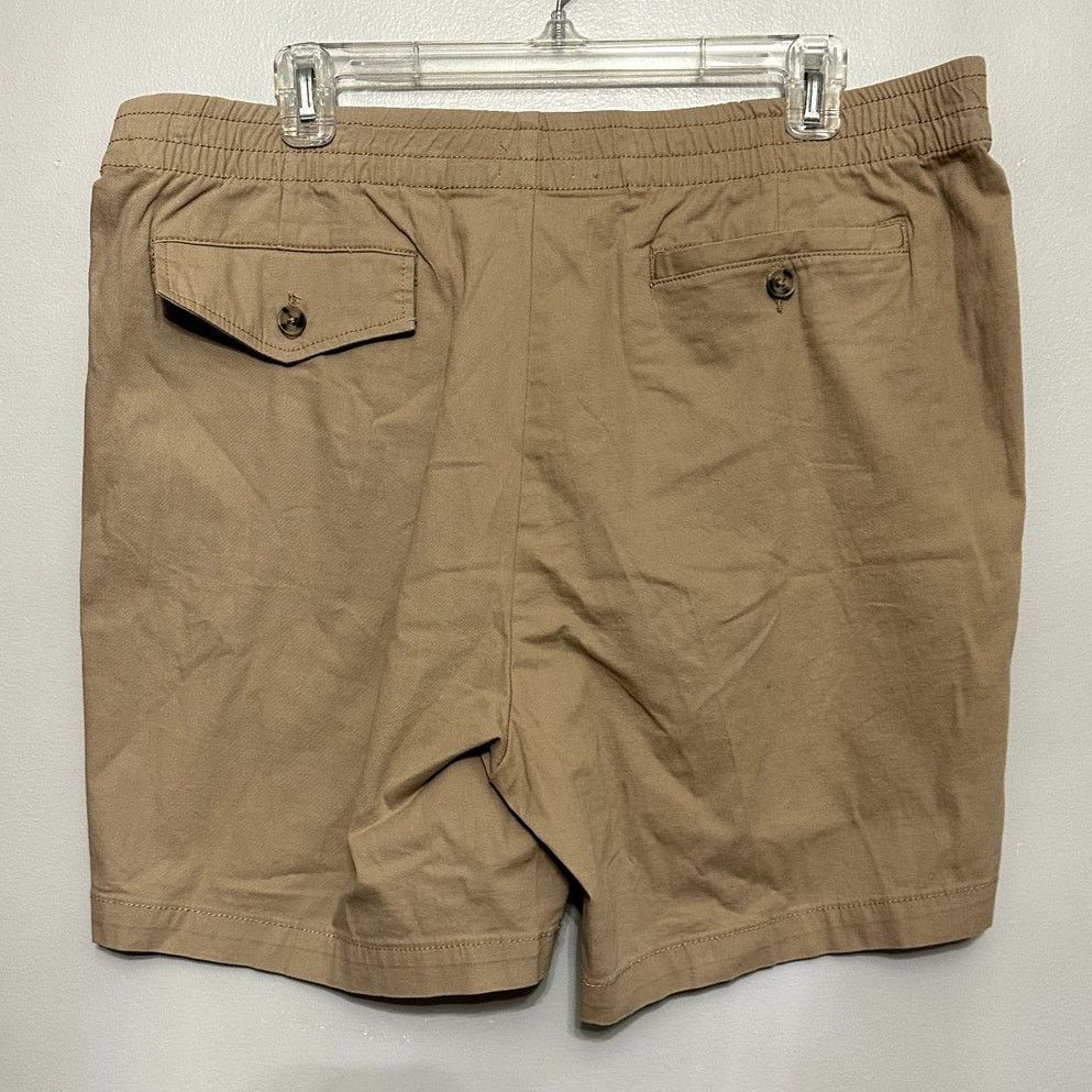 Other Abound Men's Tan/Khaki Elastic Waist Button/Zip Closure XXL Size US 44 / EU 60 - 4 Thumbnail