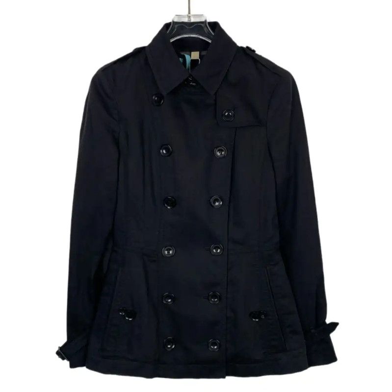 Burberry Burberry Black Women's Trench Coat, XS Size Size XS / US 0-2 / IT 36-38 - 1 Thumbnail