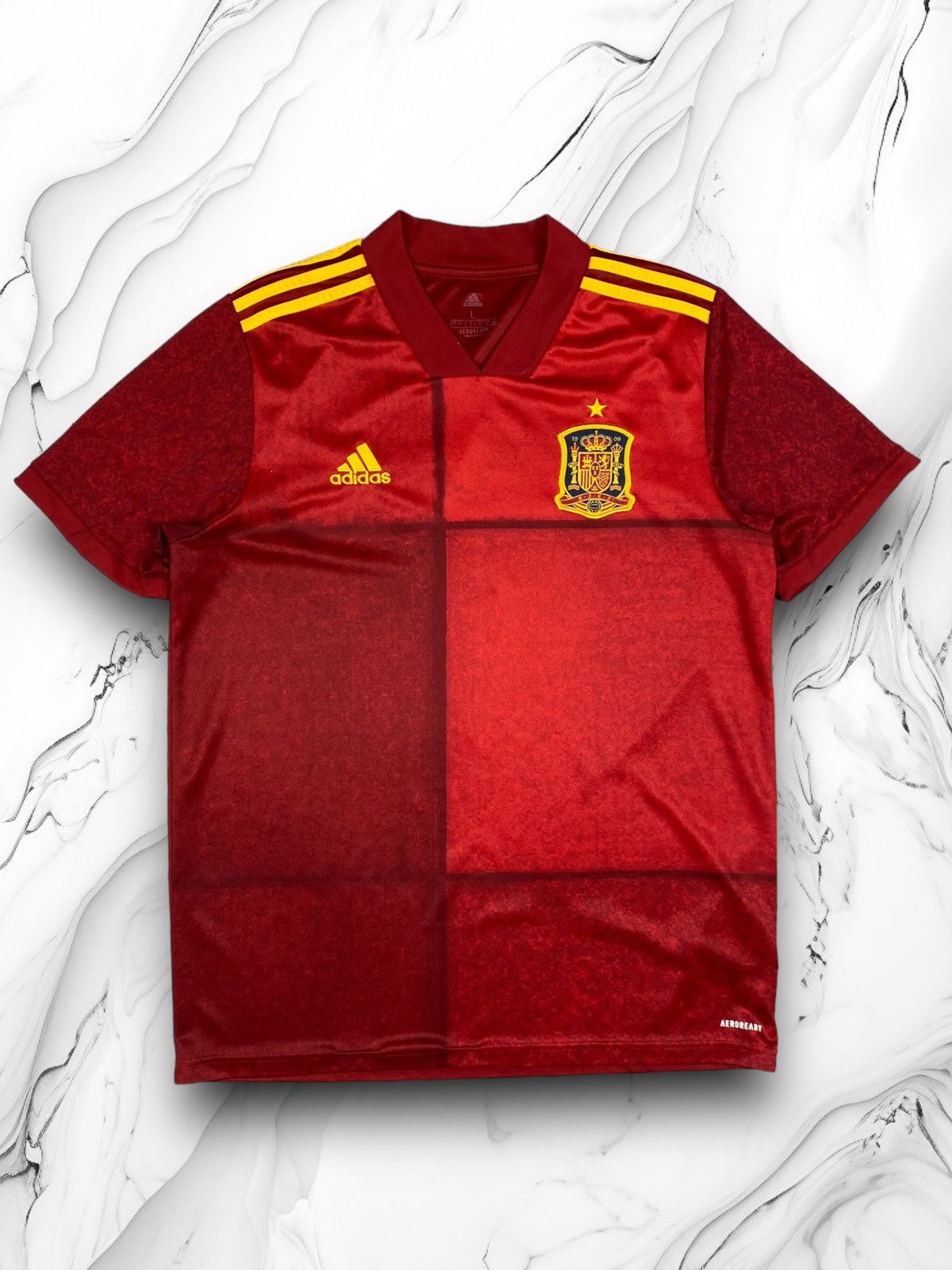 Adidas Adidas Spain Soccer Jersey T Shirts Tee Size L Size US L / EU 52-54 / 3 - 1 Thumbnail