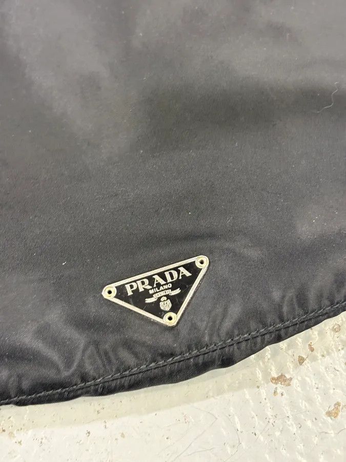 Prada 2000s Prada Black Nylon Crossbody Bag Size ONE SIZE - 7 Thumbnail