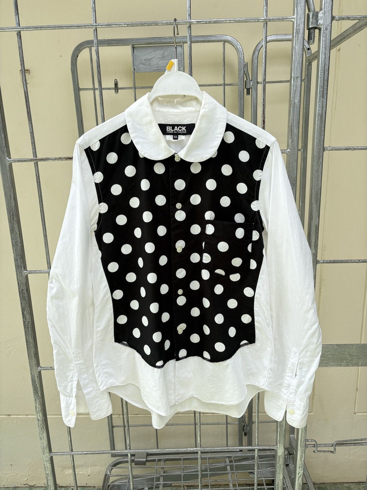 Comme des Garcons Black Comme des Garcons • polkadot white shirt Size US XS / EU 42 / 0 - 1 Thumbnail