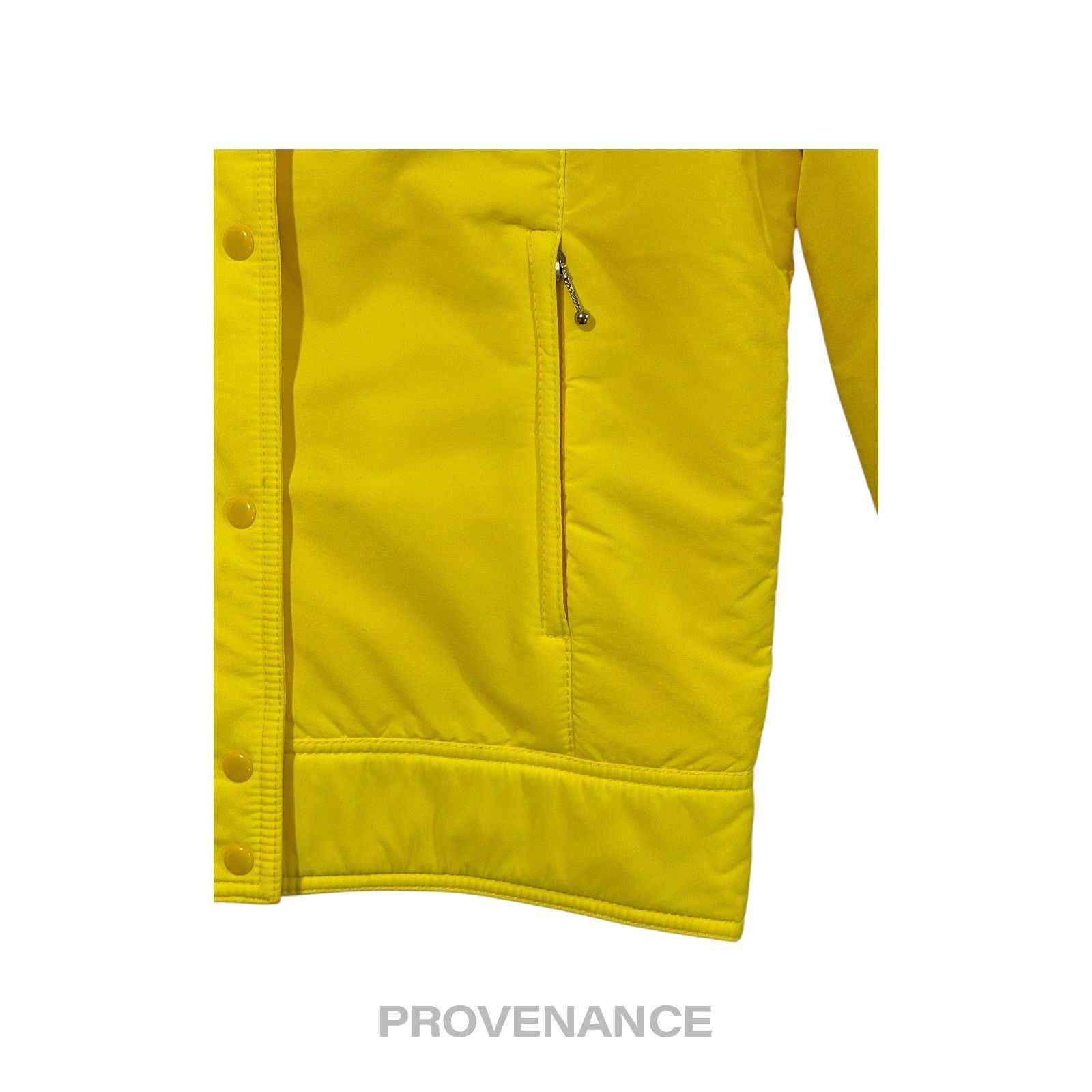 Moncler 🔴 Moncler Logo Light Ski Jacket Coat - Yellow L Hood Size US L / EU 52-54 / 3 - 10 Thumbnail