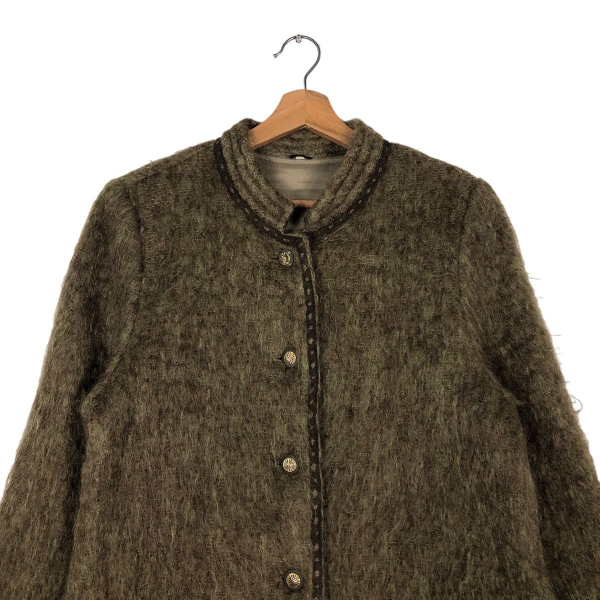 Japanese Brand 🔥VINTAGE BUTTON JACKET MOHAIR WOOL ISSEY MIYAKE Size US M / EU 48-50 / 2 - 3 Thumbnail