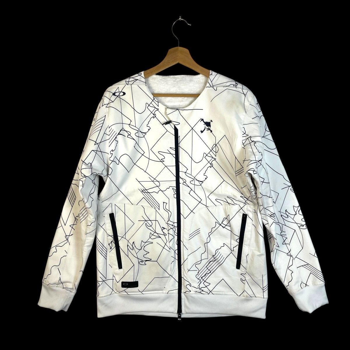 Oakley OAKLEY PERFOMANCE FLEECE / NYLON FULL ZIP REVERSIBLE JACKET Size US L / EU 52-54 / 3 - 5 Thumbnail