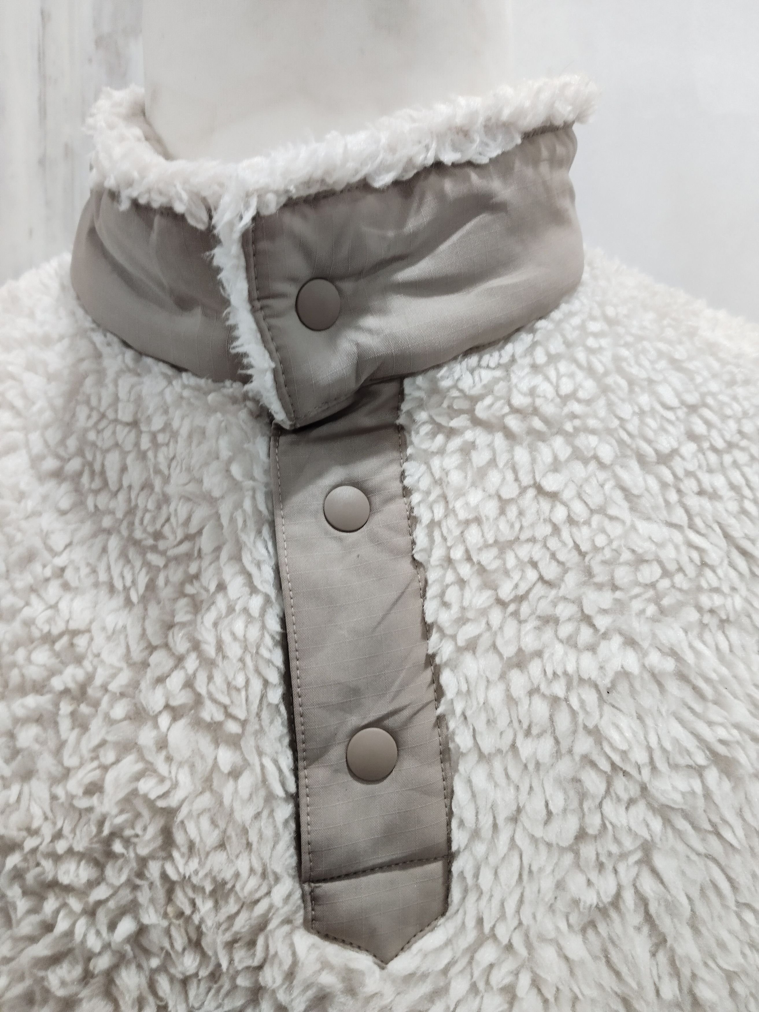 Japanese Brand × Uniqlo × White Mountaineering Uniqlo X White Mountaineering Half Button Fleece Size US L / EU 52-54 / 3 - 4 Thumbnail