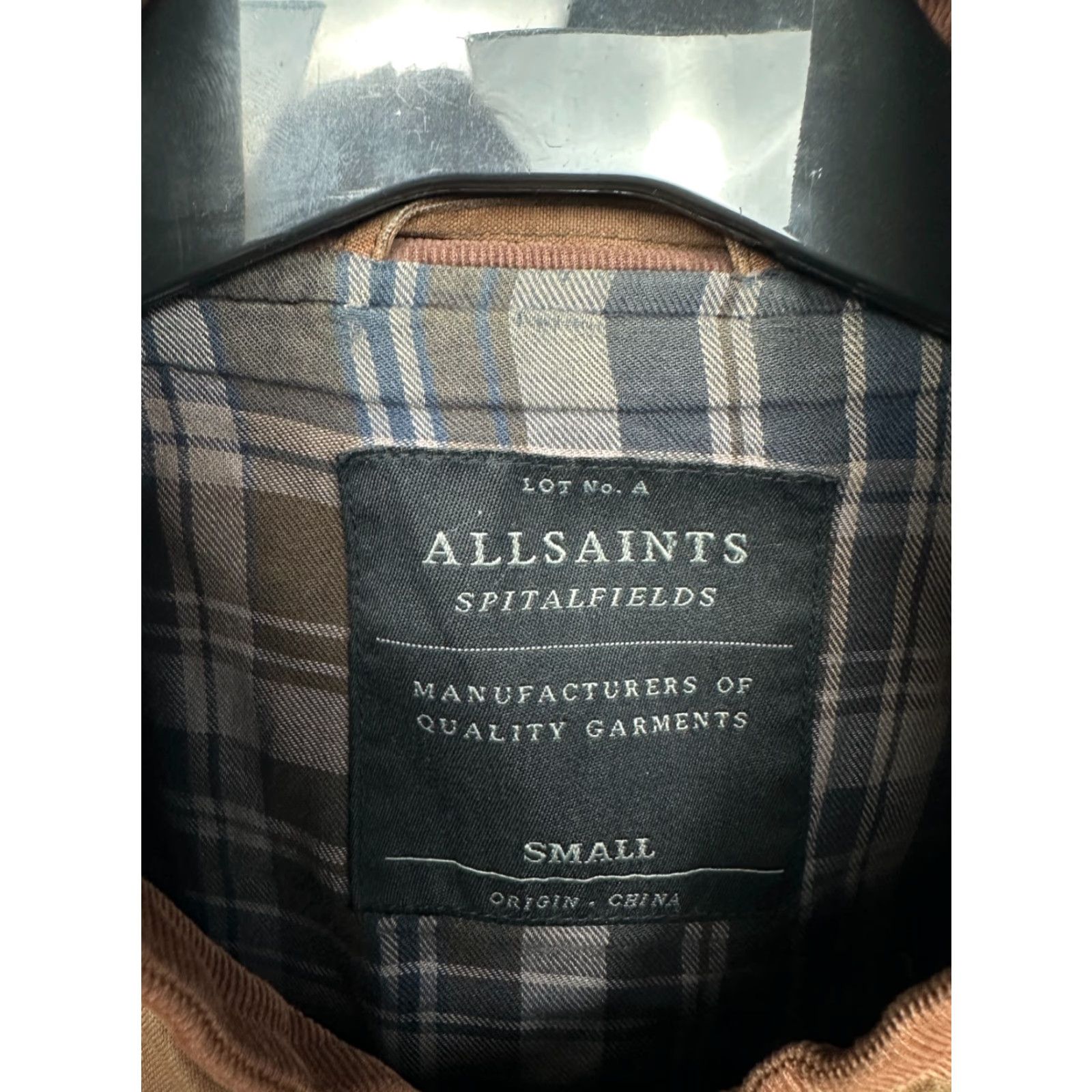 Allsaints AllSaints Kensai Bomber Jacket Mens S Brown Zip Zipper Jacket Brand: AllSaints, Style: Bomber Jacket, Type: Jacket, Department: Men Size US S / EU 44-46 / 1 - 3 Thumbnail