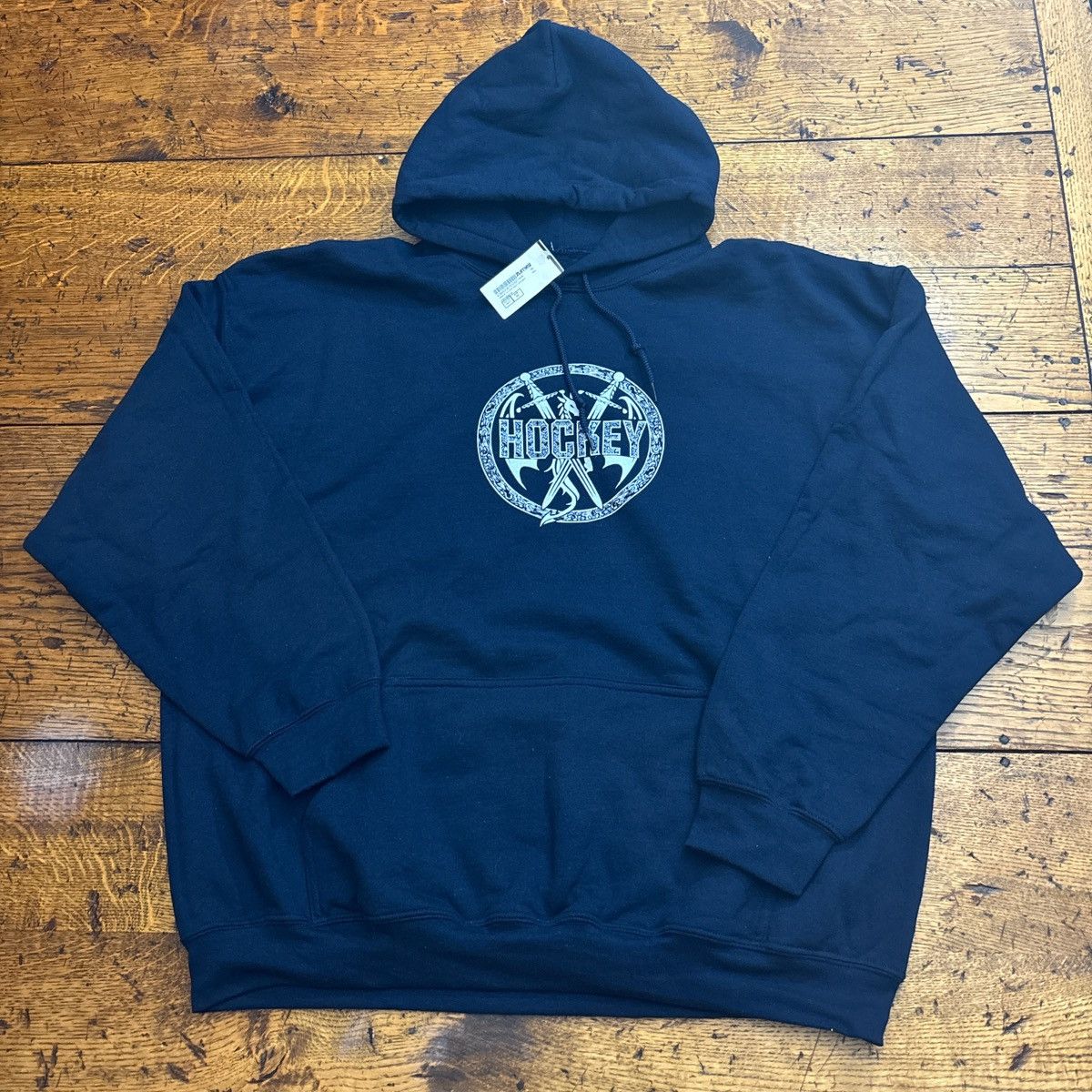 Hockey Skateboards Navy blue Hockey hoodie with sword design Size US XXL / EU 58 / 5 - 1 Thumbnail
