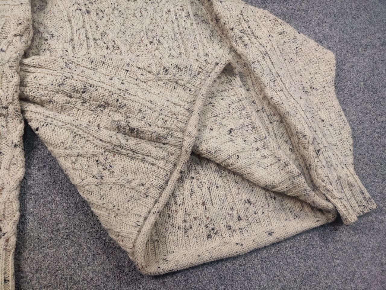 Vintage Inisfree Vintage Ireland Fisherman Cable Knit Sweater Inis Size US M / EU 48-50 / 2 - 6 Thumbnail
